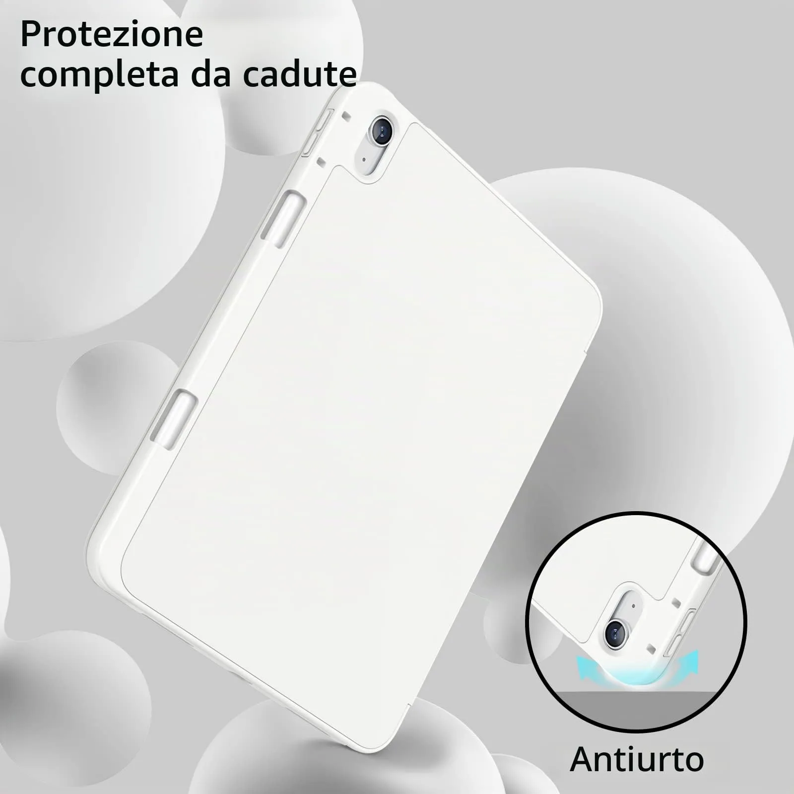 JETech Custodia per iPad (A16) 11ª/10ª Gen, Bianco - immagine 4