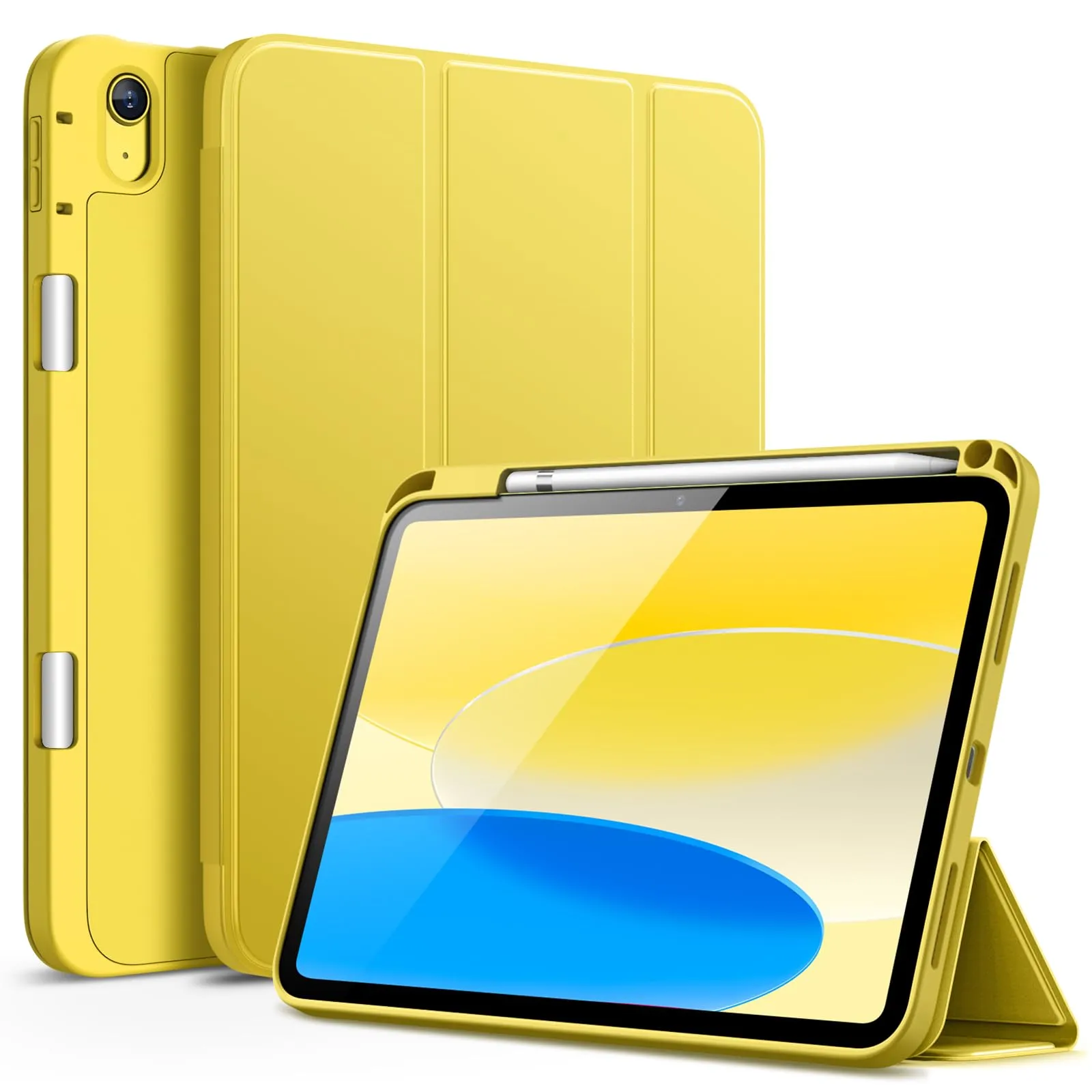 JETech Custodia per iPad 10ª/11ª Gen, Giallo - immagine 1