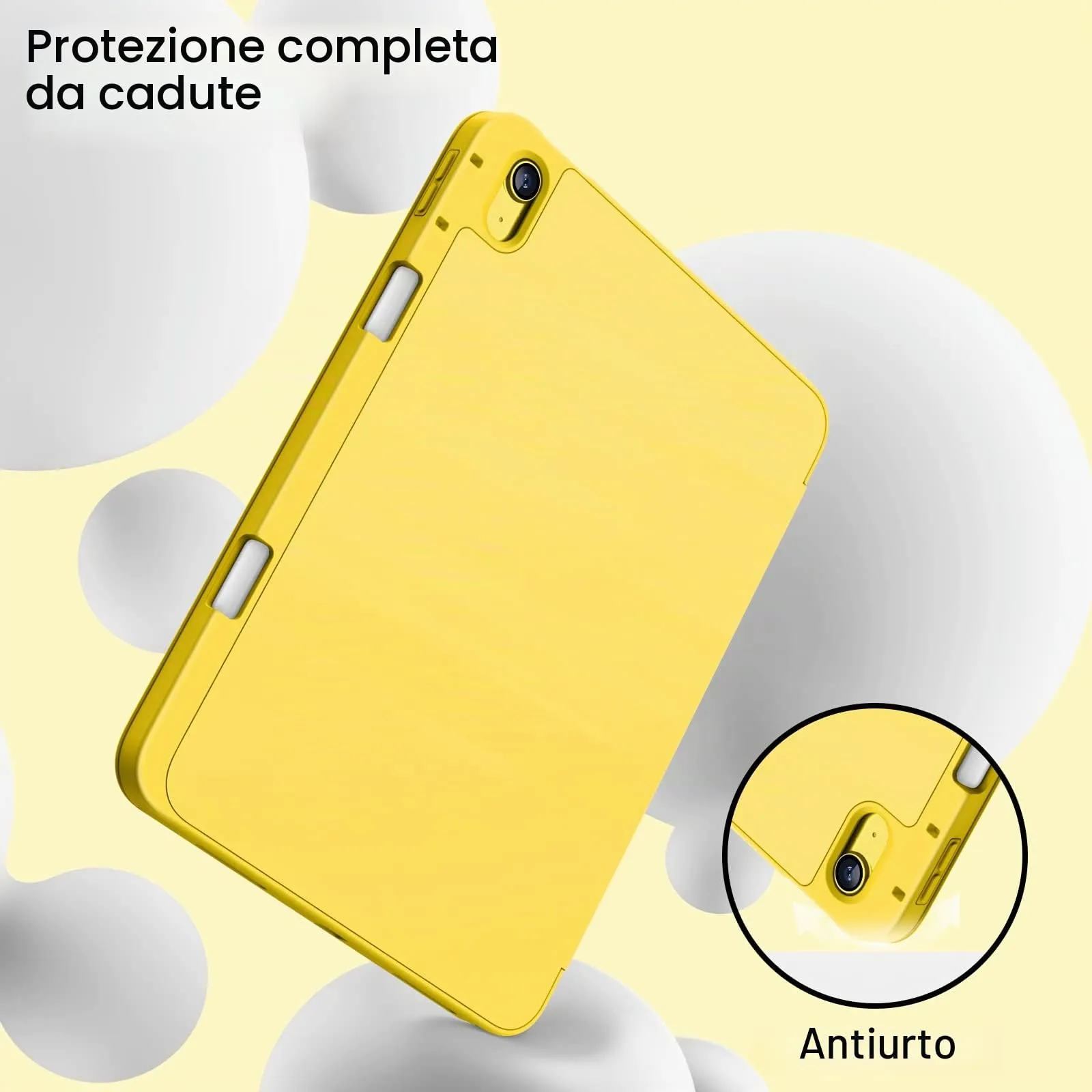 JETech Custodia per iPad 10ª/11ª Gen, Giallo - immagine 4