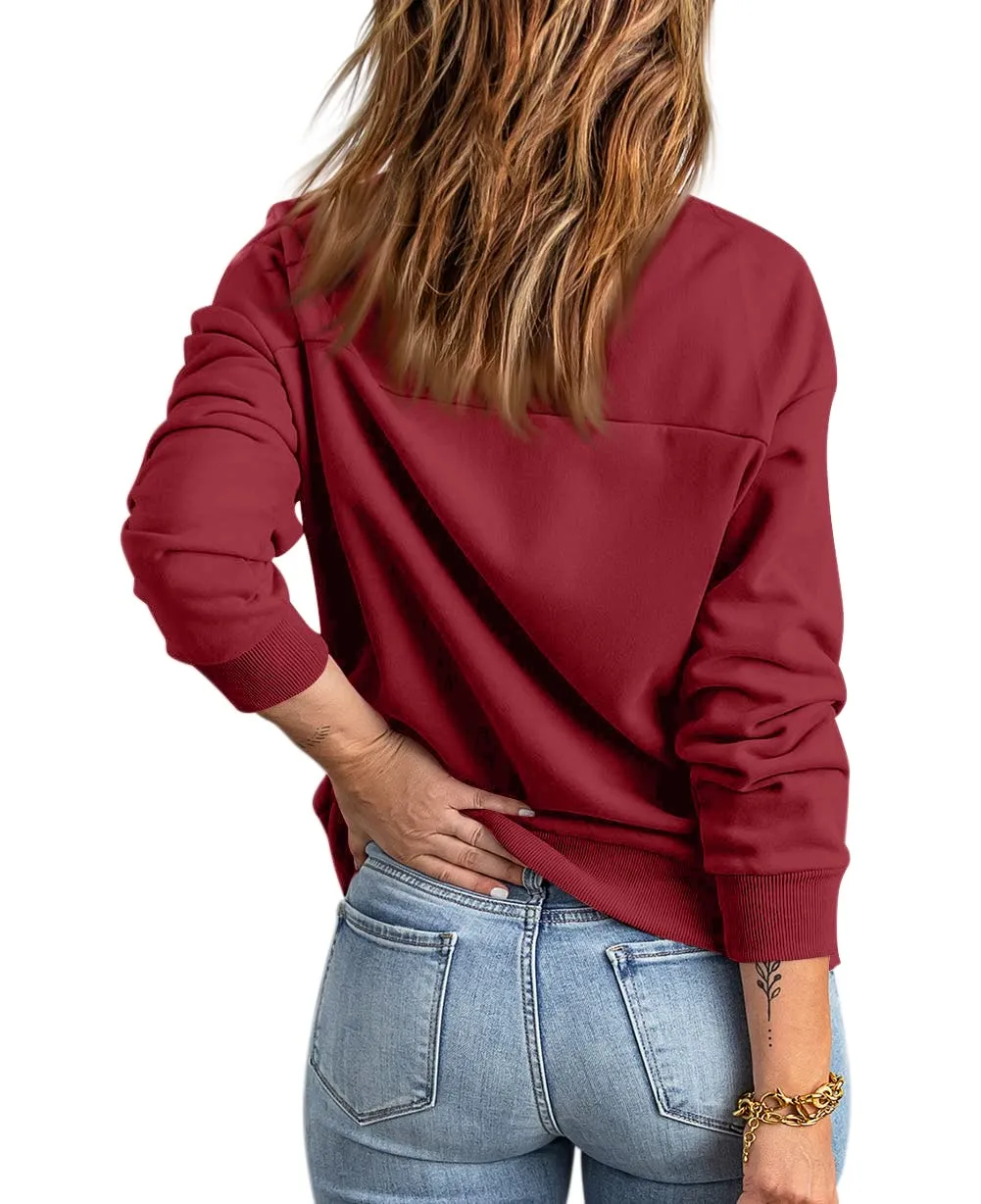 GeGekoko Donna Felpa con Zip e Tasche Giacca Sportiva Lunga Hoodie Sweatshirt - immagine 4