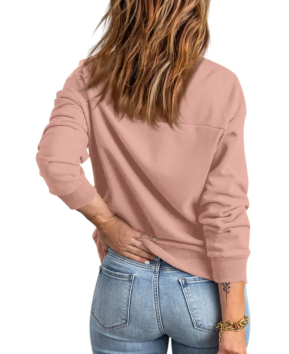 GeGekoko Felpa Donna con Zip e Tasche, Giacca Sportiva Lunga Hoodie Sweatshirt - immagine 4