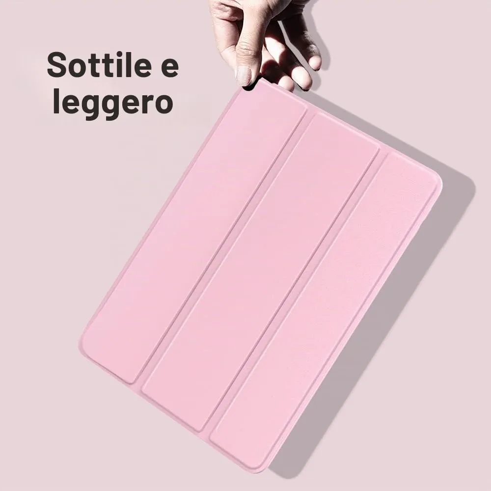 MoKo Cover for iPad 9th/8th/7th Gen 10.2" (2021/2020/2019), Fiore Rosa - immagine 8