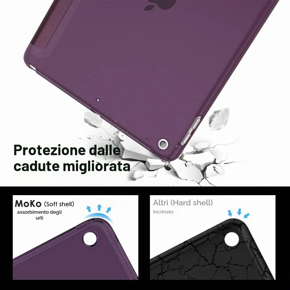 MoKo Cover for iPad 9th/8th/7th Gen 10.2" (2019-2021), Dark Purple - immagine 3