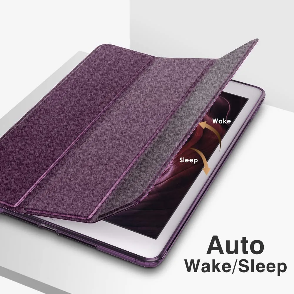 MoKo Cover for iPad 9th/8th/7th Gen 10.2" (2019-2021), Dark Purple - immagine 7