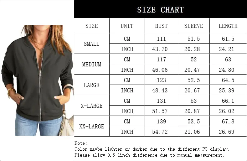 GeGekoko Donna Felpa con Zip e Tasche Giacca Sportiva Lunga Hoodie Sweatshirt - immagine 5