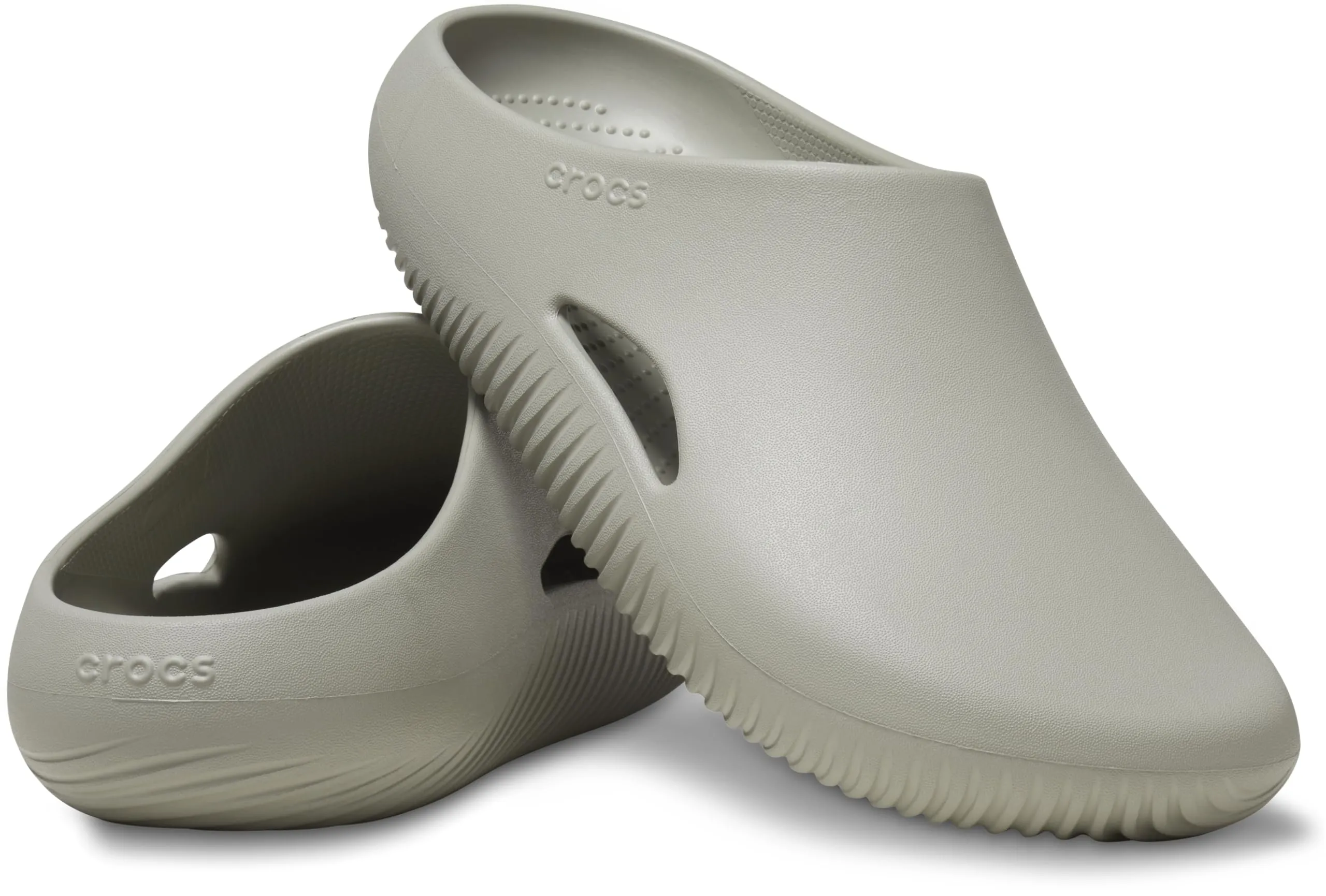 Crocs Mellow Zoccoli Unisex Adulto, Grigio Elephant, Taglia 46 - immagine 8