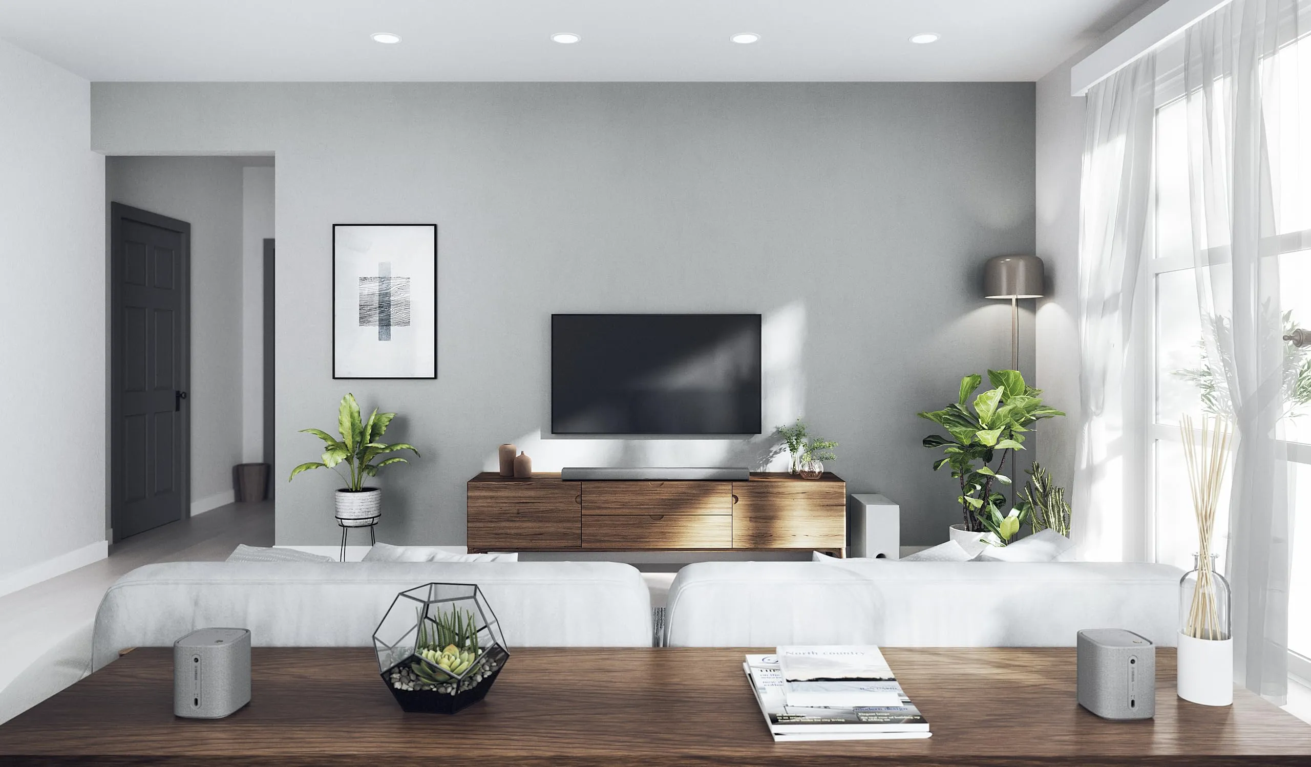 Yamaha True X Bar 40A Soundbar with Dolby Atmos, Integrated Subwoofer and Alexa, Light Grey - immagine 5