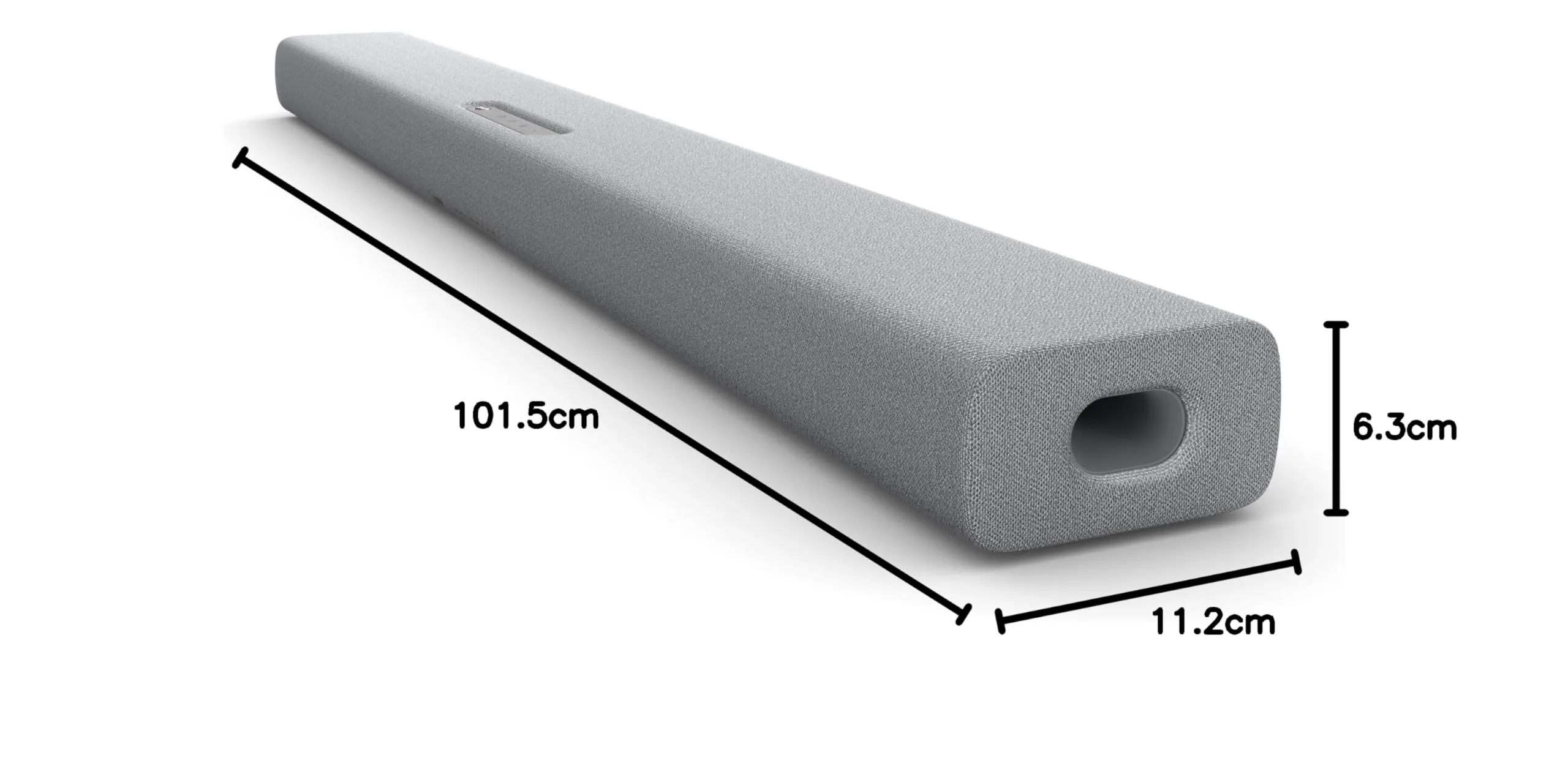 Yamaha True X Bar 40A Soundbar with Dolby Atmos, Integrated Subwoofer and Alexa, Light Grey - immagine 6