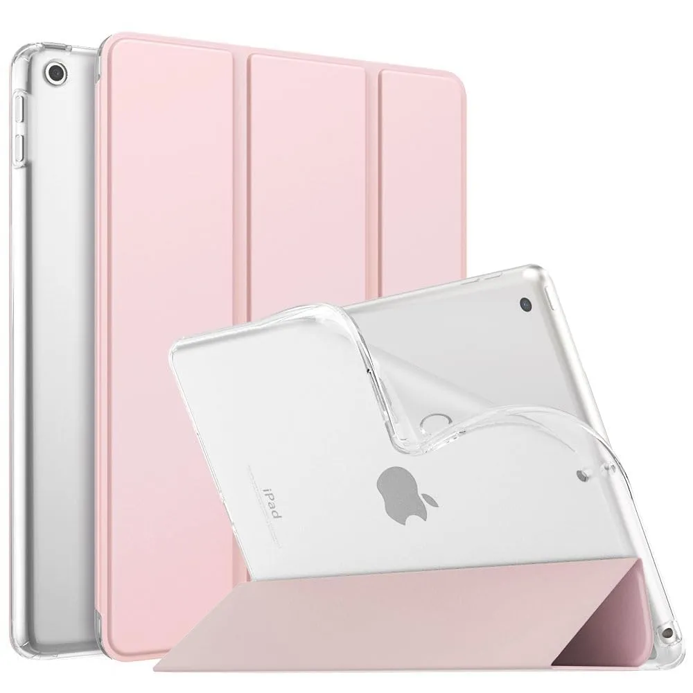 MoKo Cover for iPad 9th/8th/7th Gen 10.2" (2019-2021), Rosa Trasparente - immagine 1