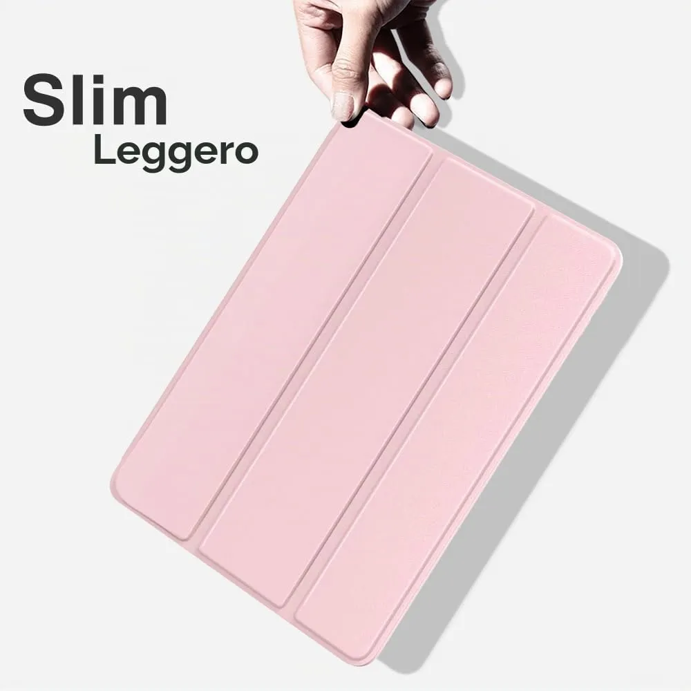 MoKo Cover for iPad 9th/8th/7th Gen 10.2" (2019-2021), Rosa Trasparente - immagine 8