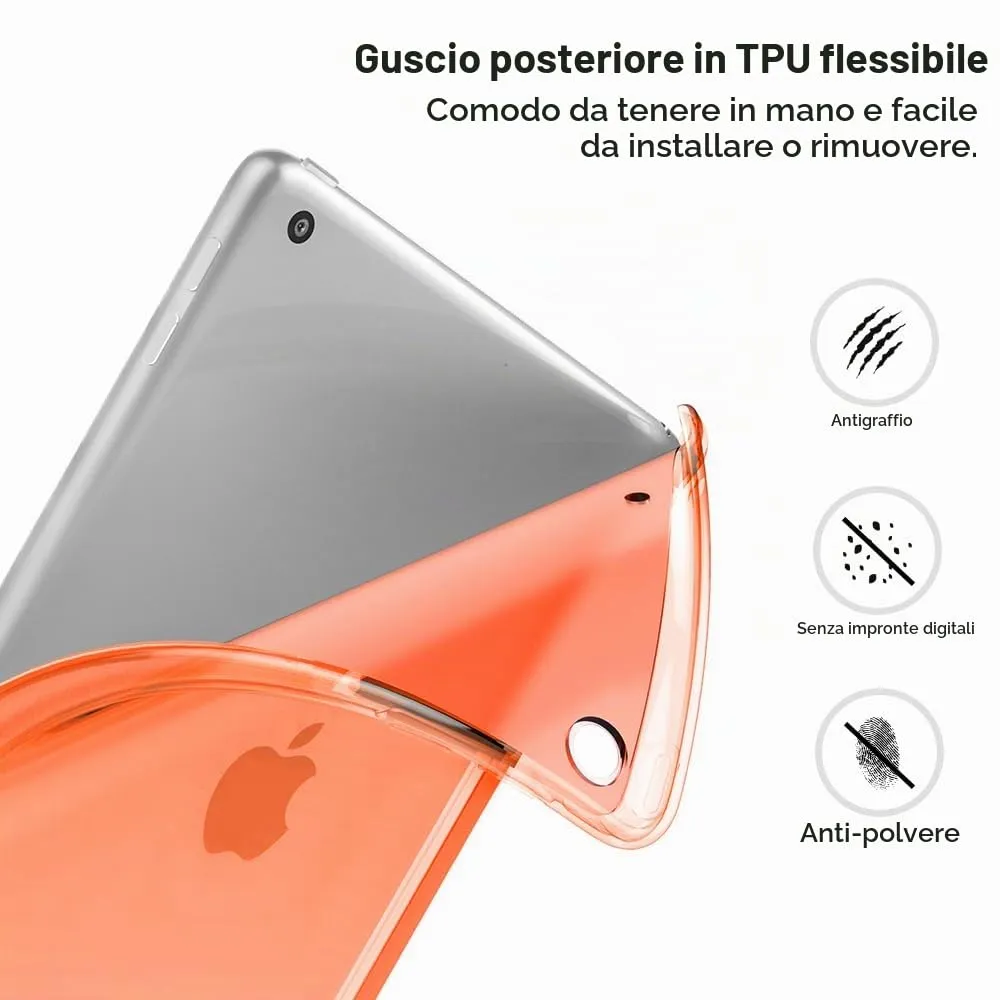 MoKo Cover for iPad 9th/8th/7th Gen 10.2" (2019-2021), Orange - immagine 6