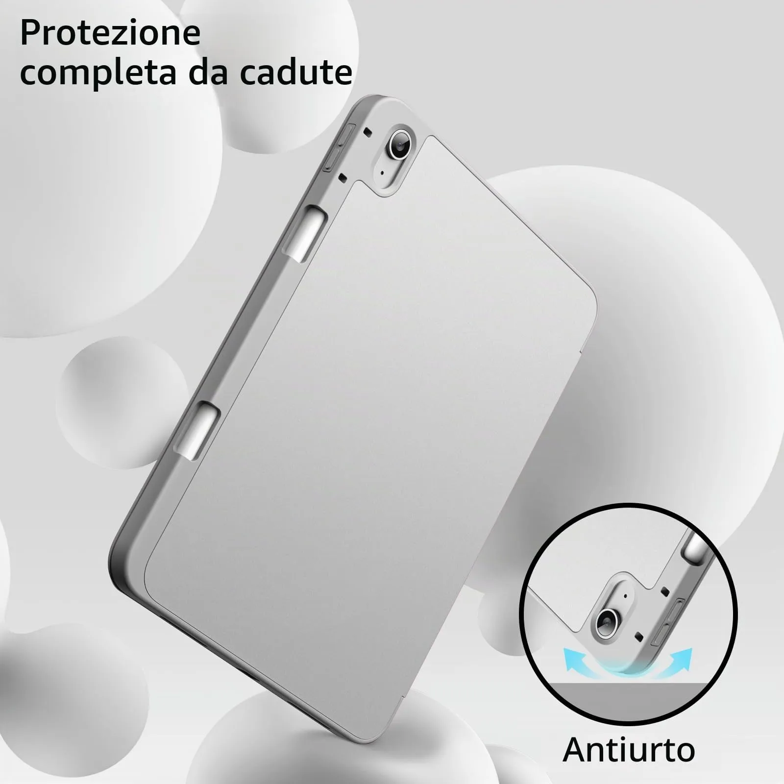 JETech Custodia per iPad 11ª/10ª Gen, Argento - immagine 4