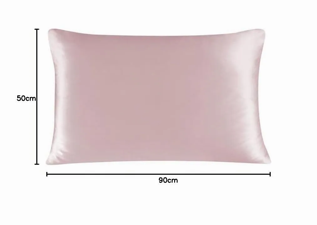 townssilk Federa in seta di gelso 19 Momme, 50x90cm, Rosa polveroso - immagine 11