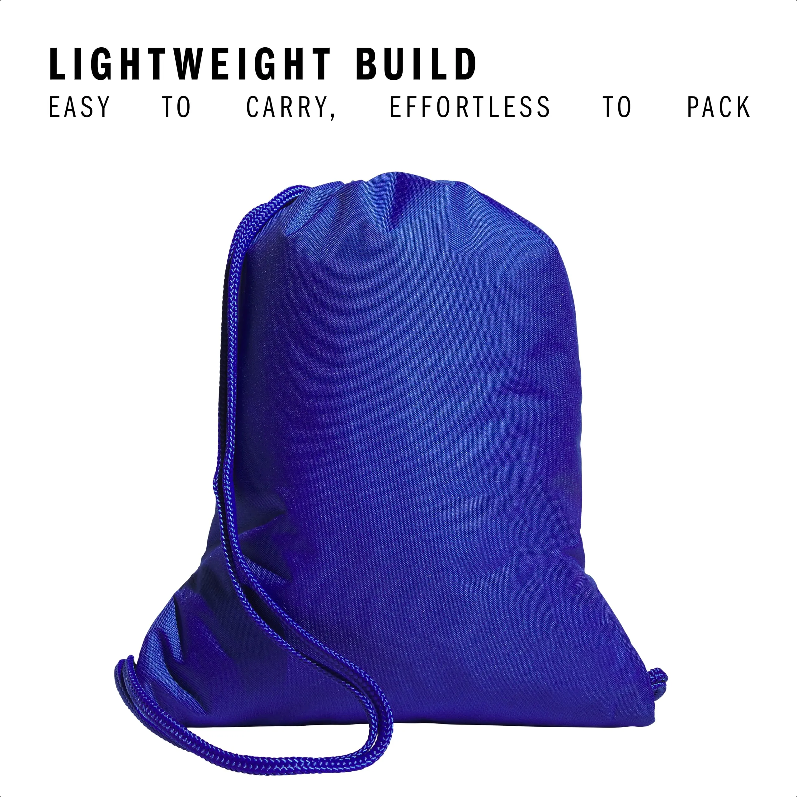adidas Alliance II Sackpack, Semi Lucido Blu/Argento Metallico/Blu Spark, One Size - immagine 4