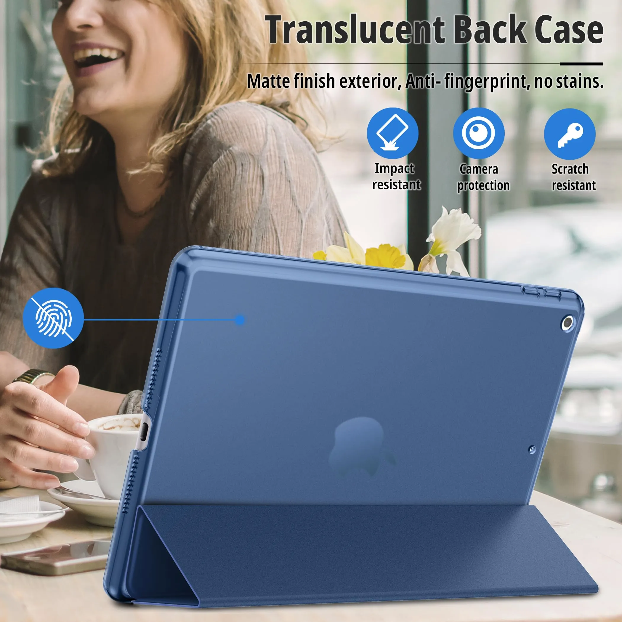 EasyAcc Custodia Cover per iPad 9/8/7 Generazione 10.2 pollici - immagine 4