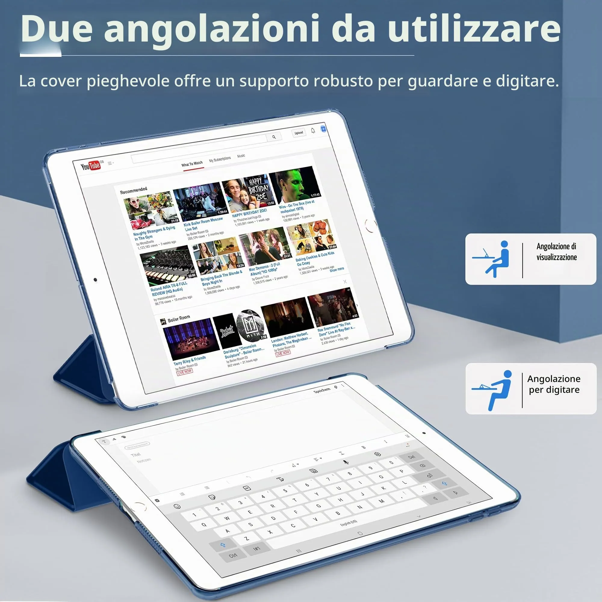 EasyAcc Custodia Cover per iPad 9/8/7 Generazione 10.2 pollici - immagine 5