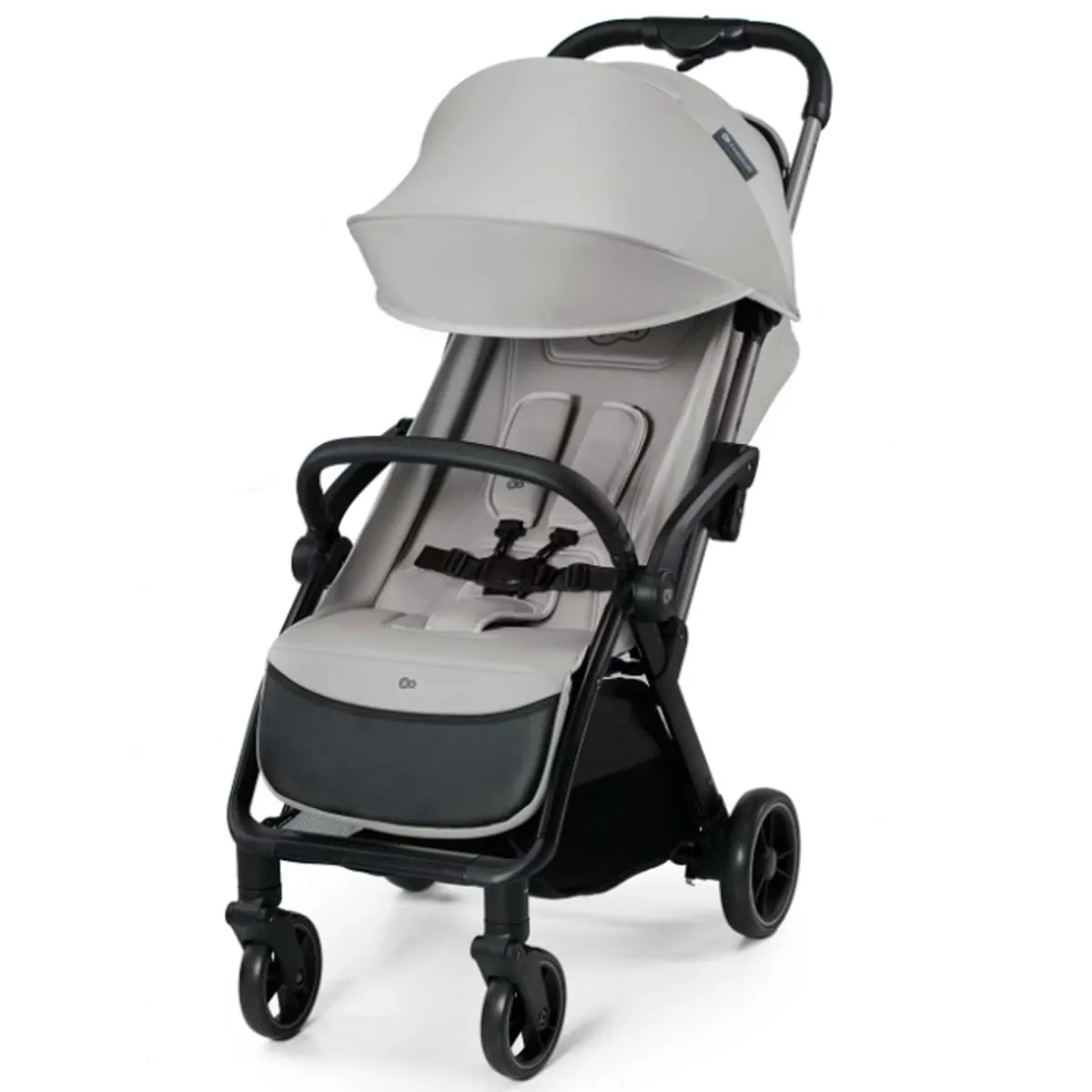 Kinderkraft Apino Passeggino Leggero con Chiusura Automatica, Grigio - immagine 4