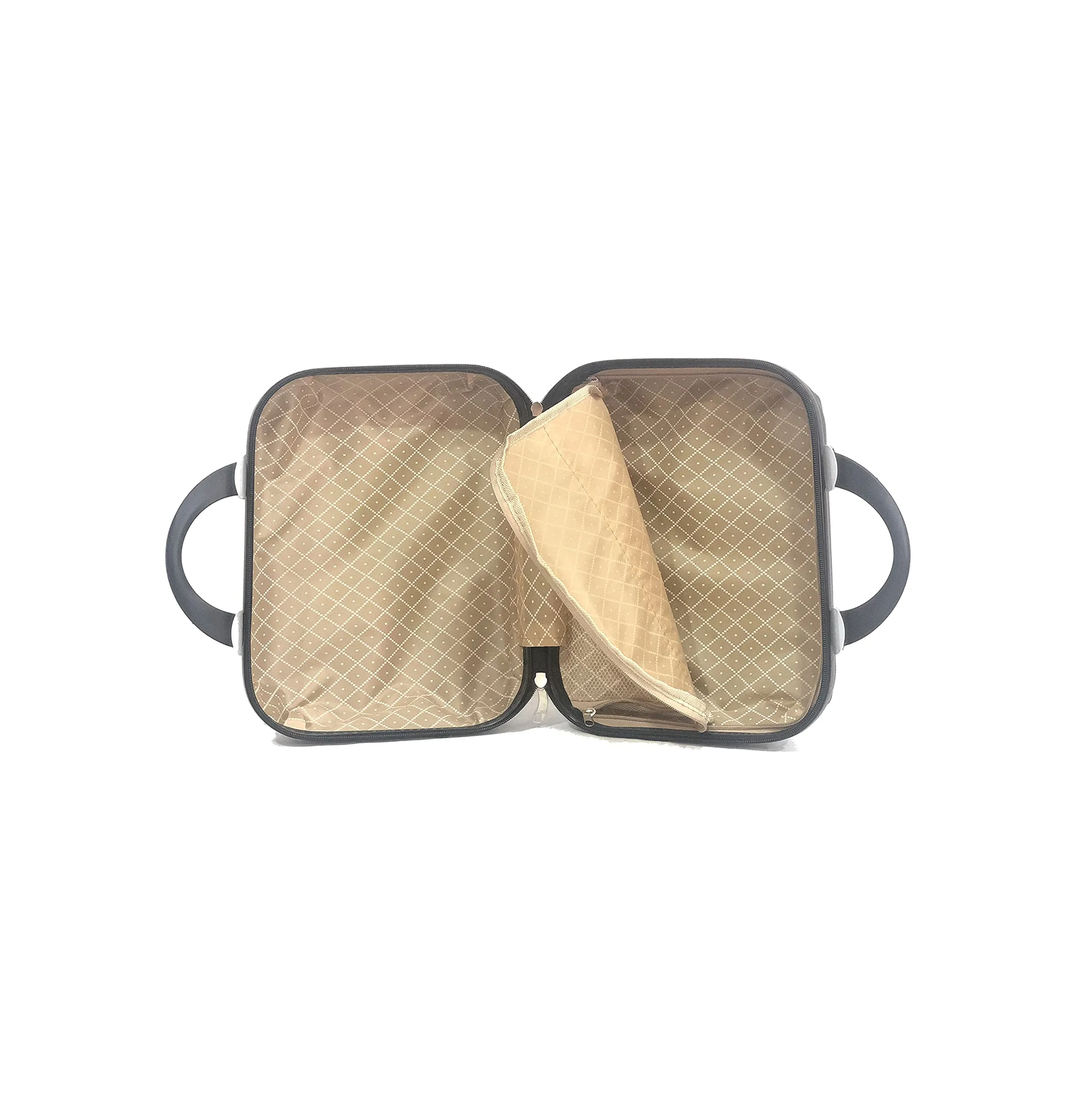 Celims Beauty Case da Viaggio Rigido ABS - Nero - immagine 5