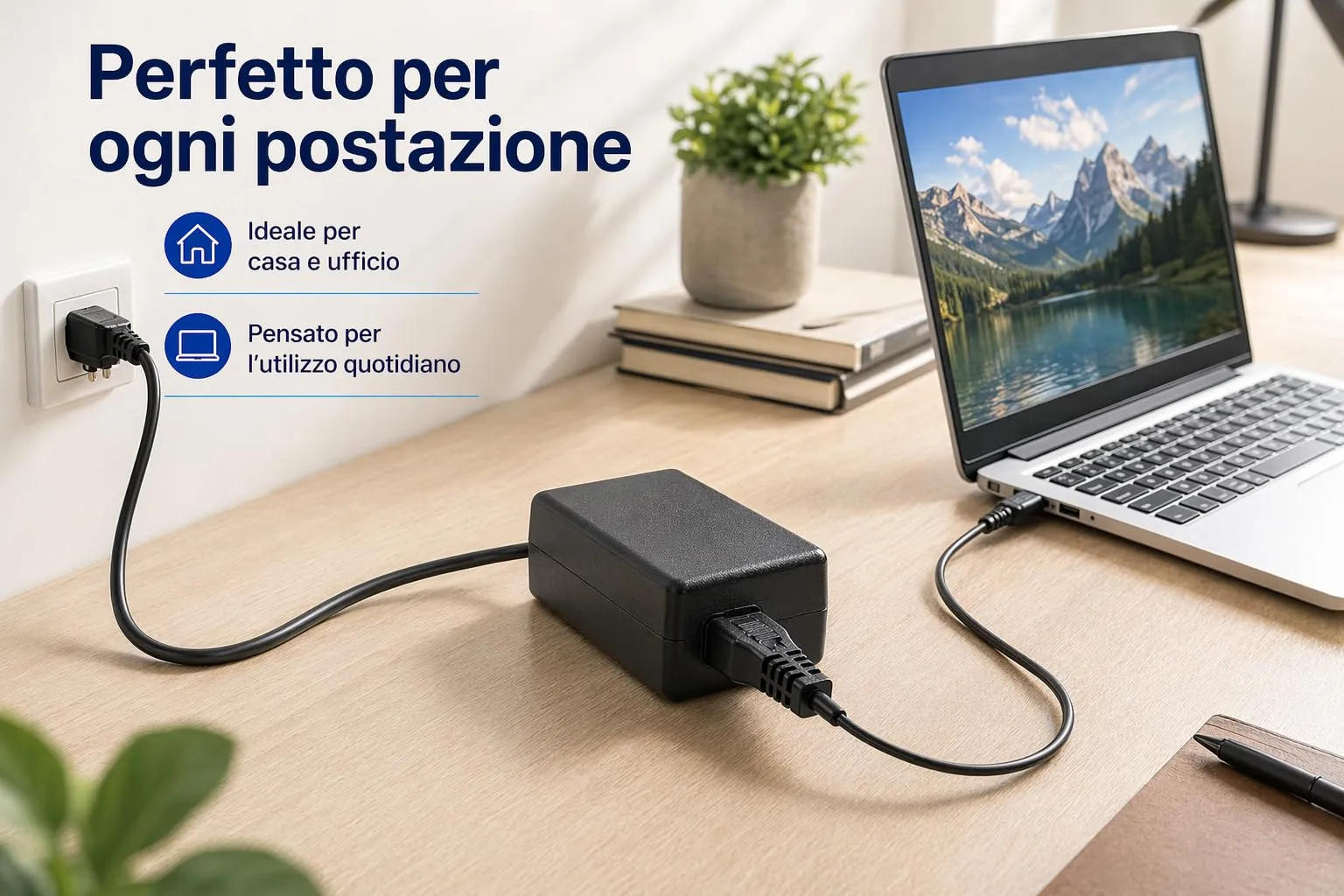 Prometeo Electronics Cavo Alimentazione Notebook 1,8m IEC C5 Trifoglio Spina Italiana 3 Poli 10A 250V IMQ - immagine 9