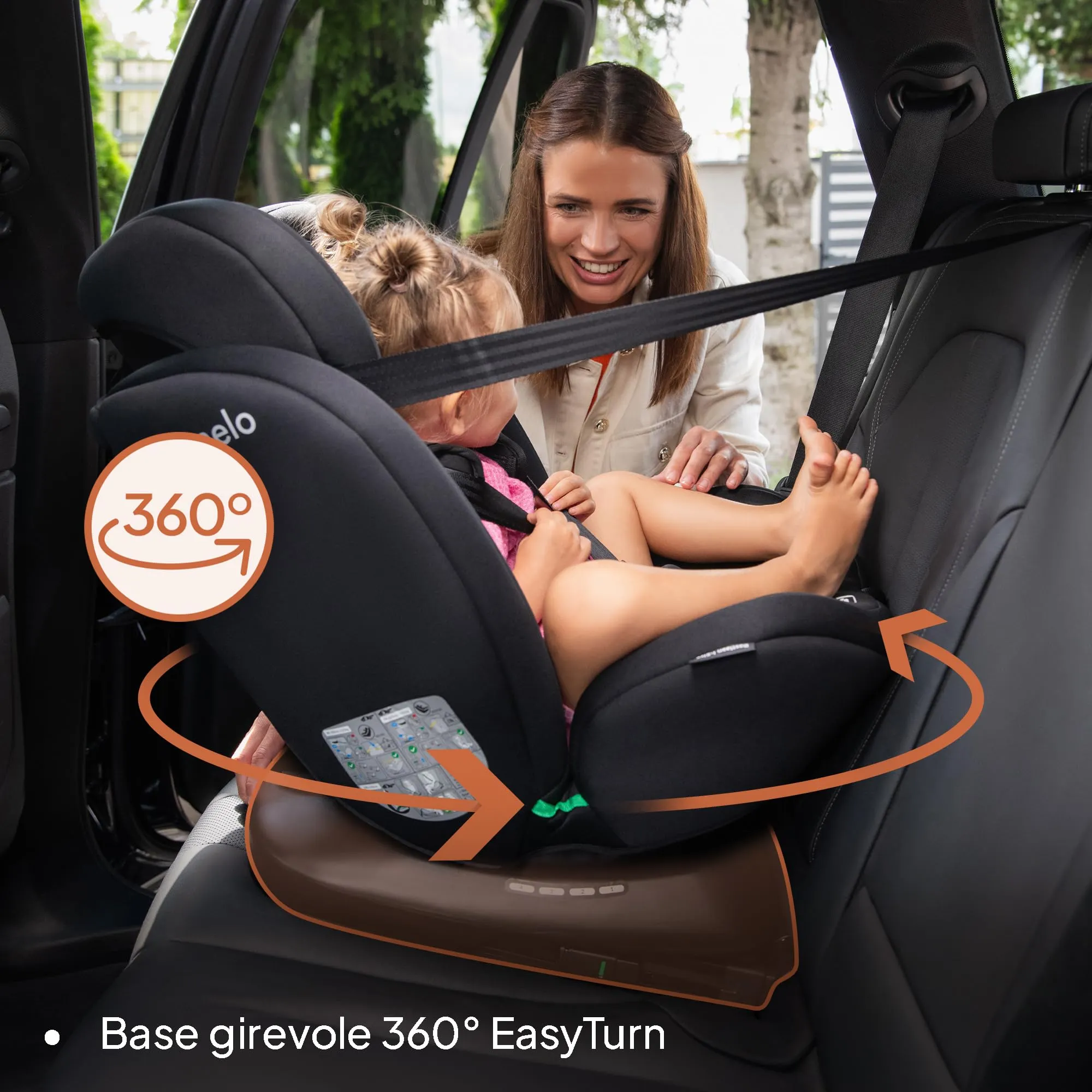 Lionelo Bastiaan i-Size Seggiolino Auto Evolutivo 4 in 1 40-150 cm ISOFIX - immagine 2