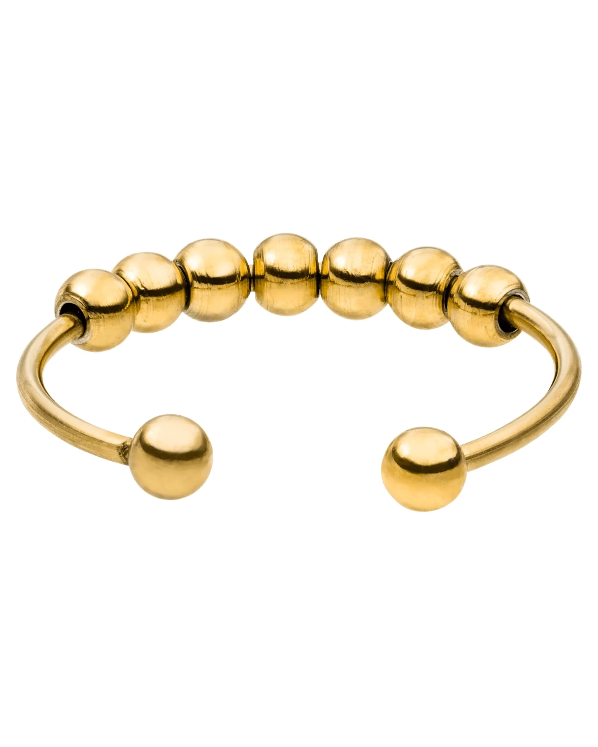 Purelei Antistress Anello Shade Oro, Acciaio Inossidabile, Misura 50-60 - immagine 1