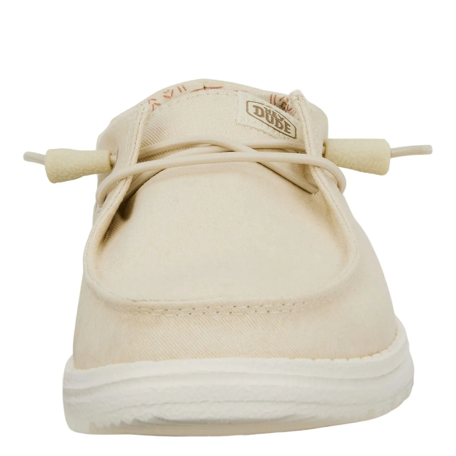 HEYDUDE Wendy Canvas Slip-On Donna, Bianco Crema, 40 EU - immagine 7