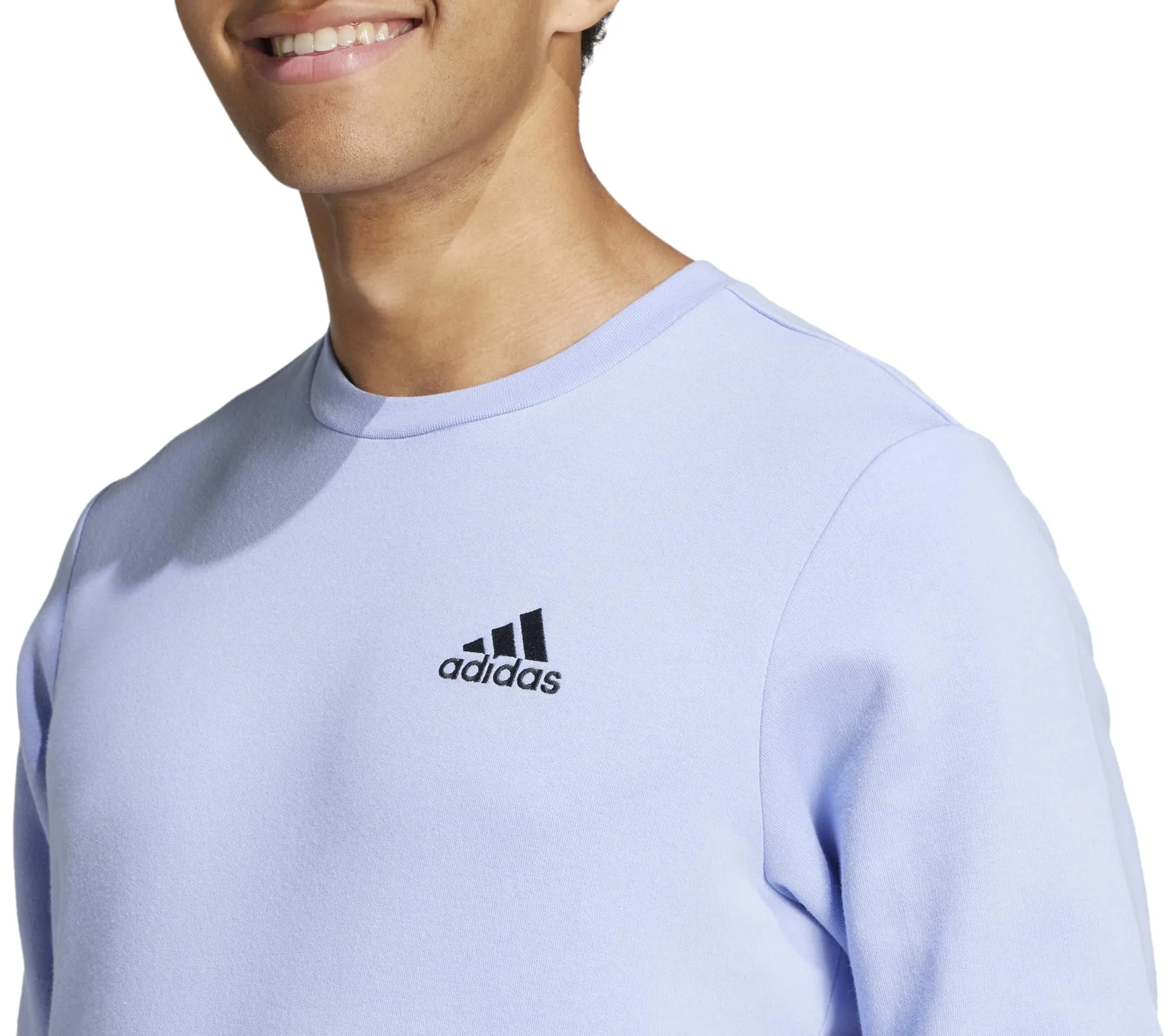 Adidas Feelcozy Essentials Fleece Sweatshirt - Blue Spark, M - immagine 3