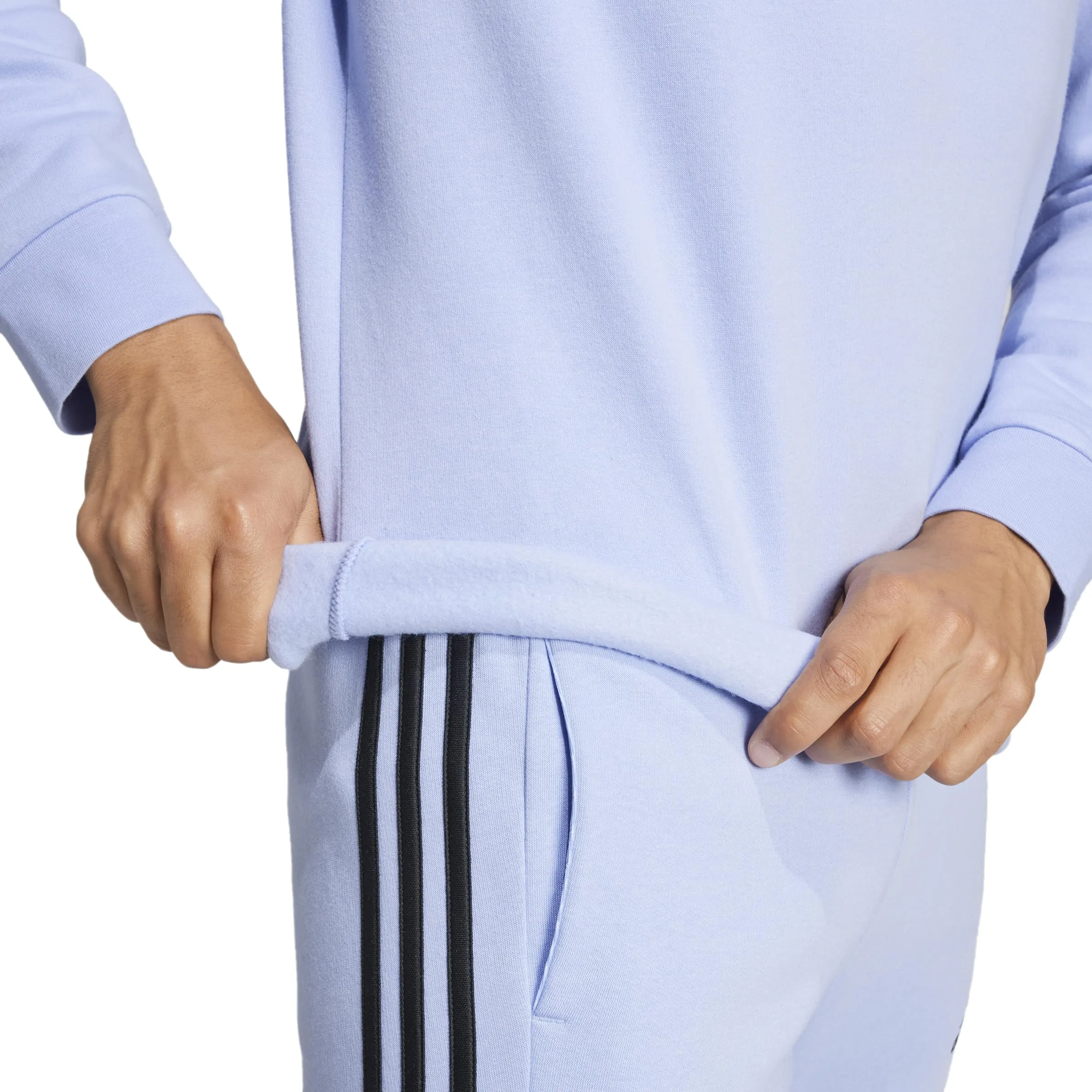 Adidas Feelcozy Essentials Fleece Sweatshirt - Blue Spark, M - immagine 5