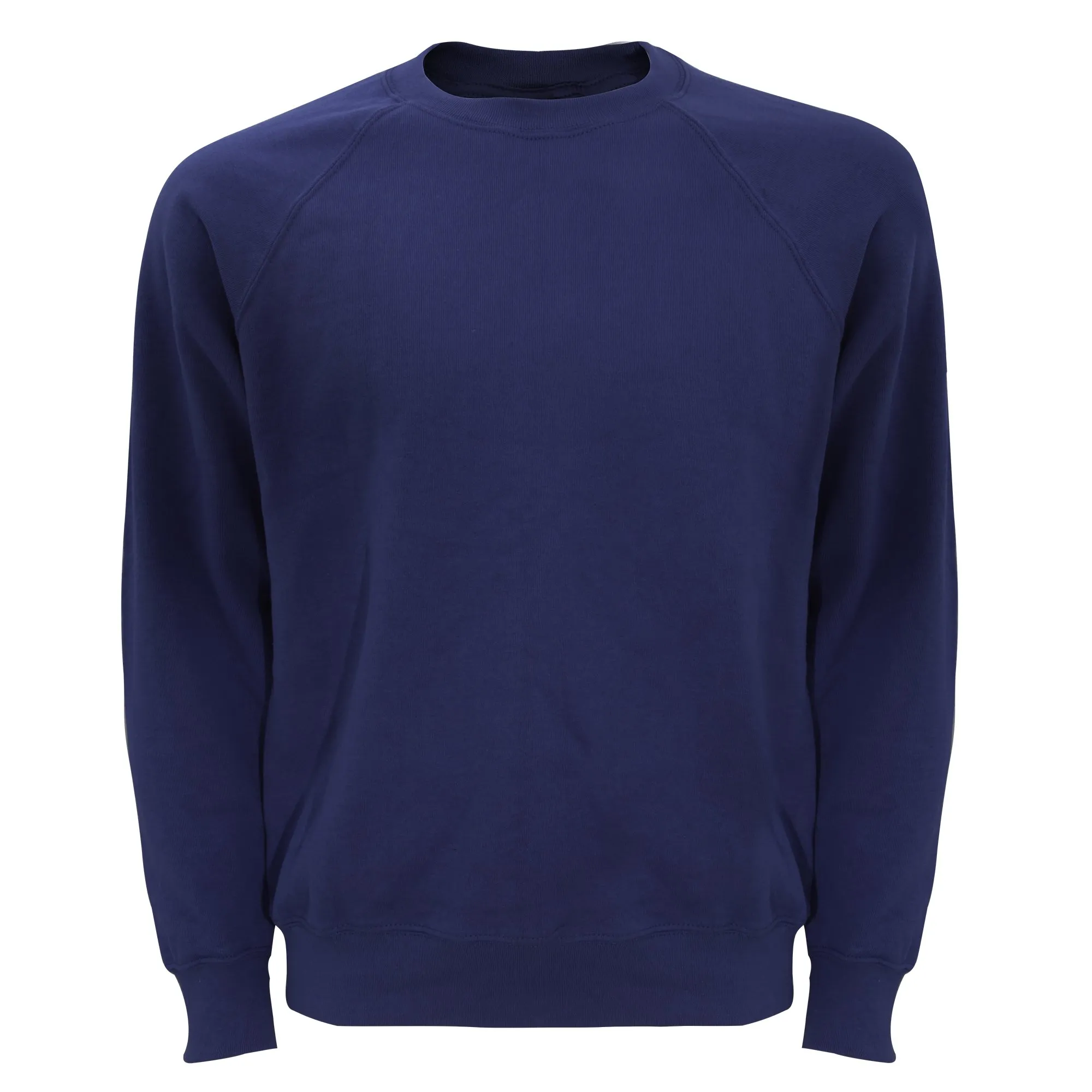 Fruit of the Loom Maglione classico da uomo in raglan, Blu scuro, M - immagine 1