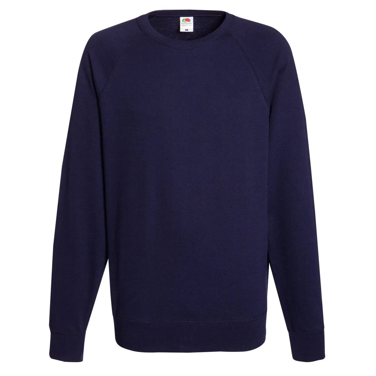 Fruit of the Loom Felpa Girocollo Maniche Raglan Uomo - M - Azzurro - immagine 3