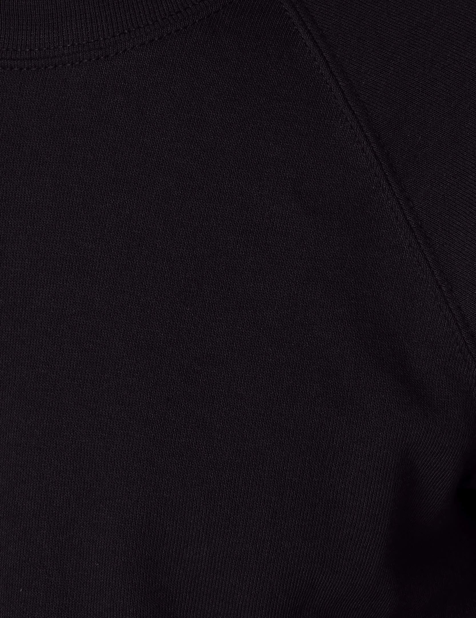 Fruit of the Loom Raglan Sweatshirt, Black, Small - immagine 5