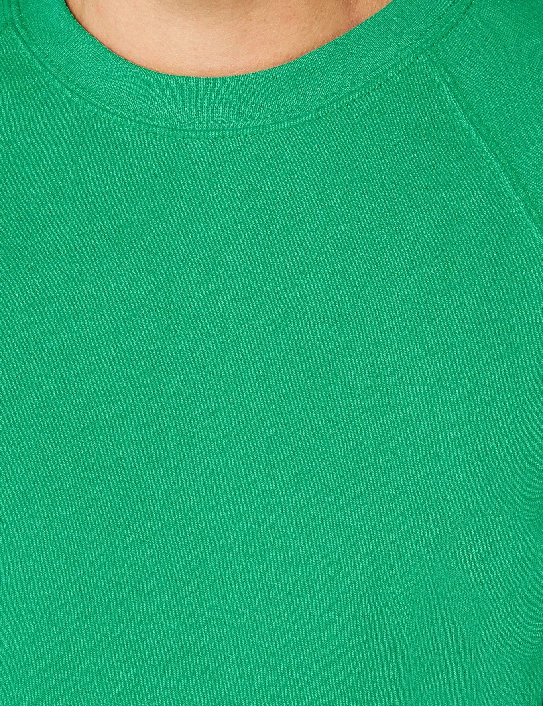 Fruit of the Loom Raglan Sweatshirt, Kelly Green, Medium - immagine 4