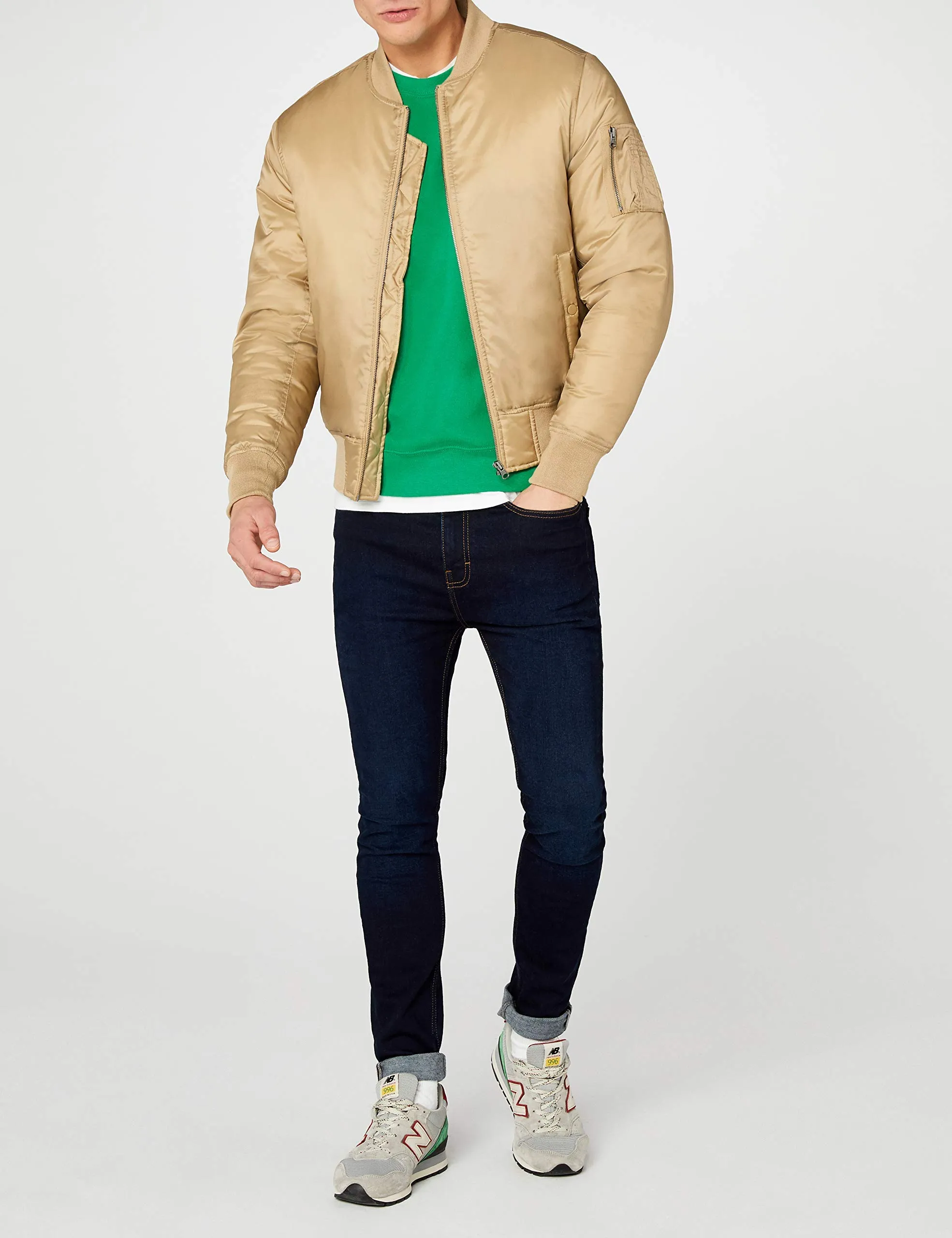 Fruit of the Loom Raglan Sweatshirt, Kelly Green, X-Large - immagine 2
