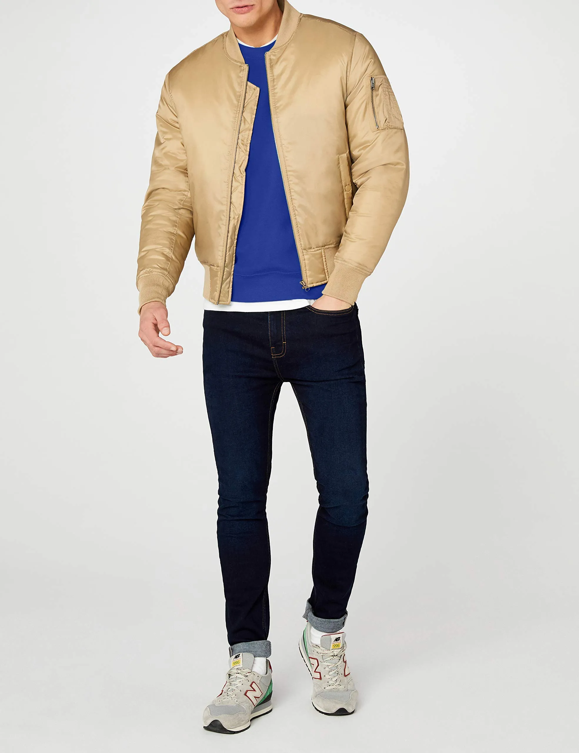 Fruit of the Loom Raglan Sweatshirt, Blu (Blau - Königsblau), Medium - immagine 2