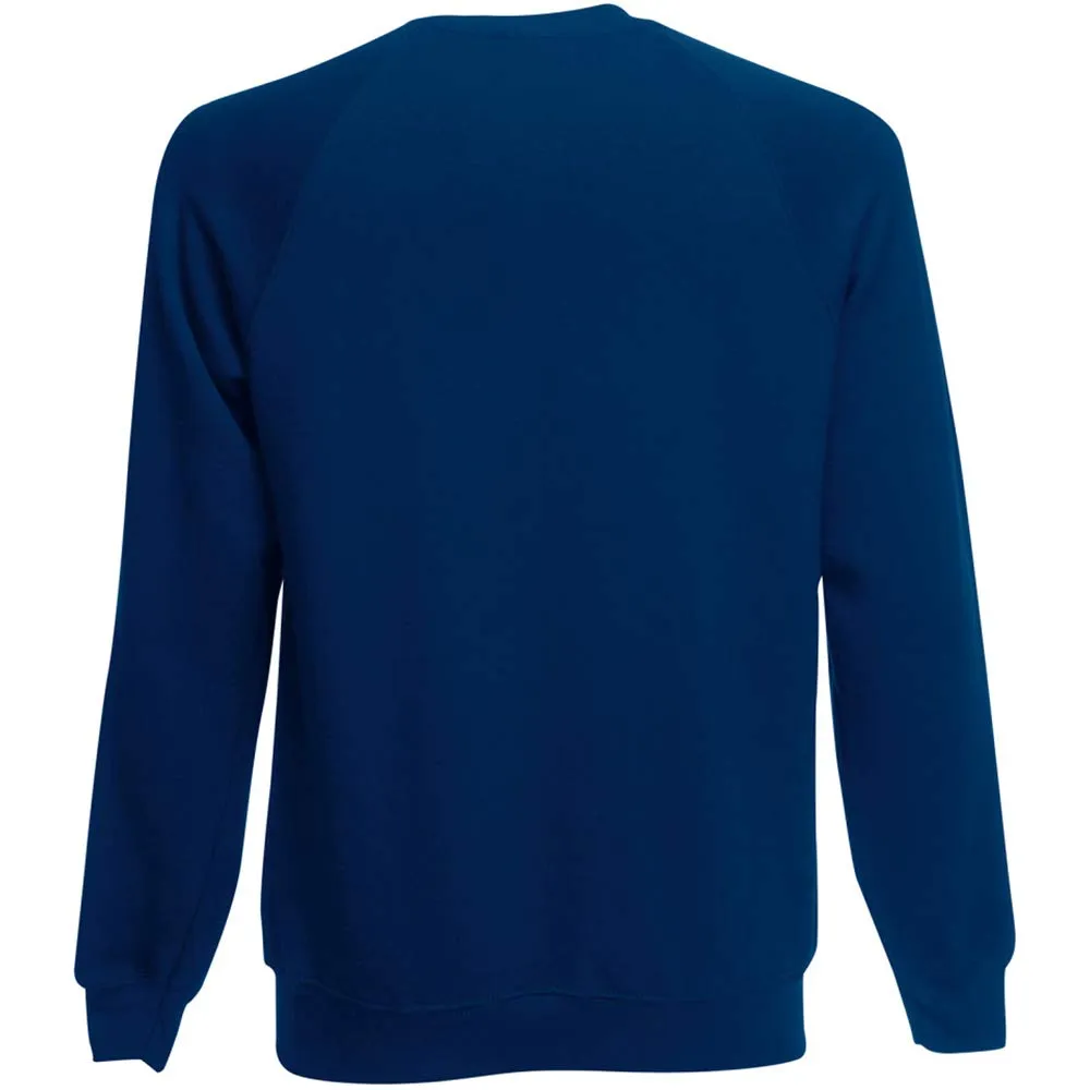 Fruit of the Loom Felpa con maniche raglan, Grigio scuro, XXL - immagine 4