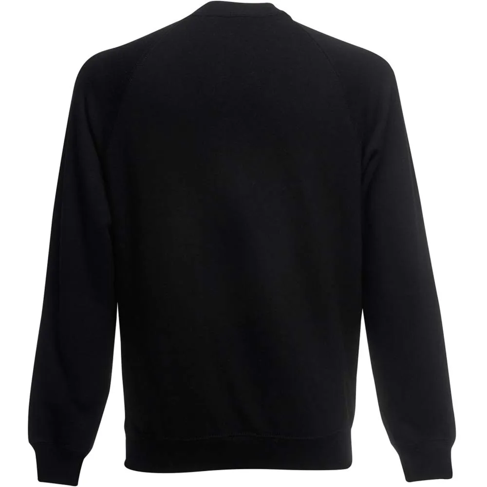Fruit of the Loom Felpa con maniche raglan, Grigio scuro, L - immagine 6