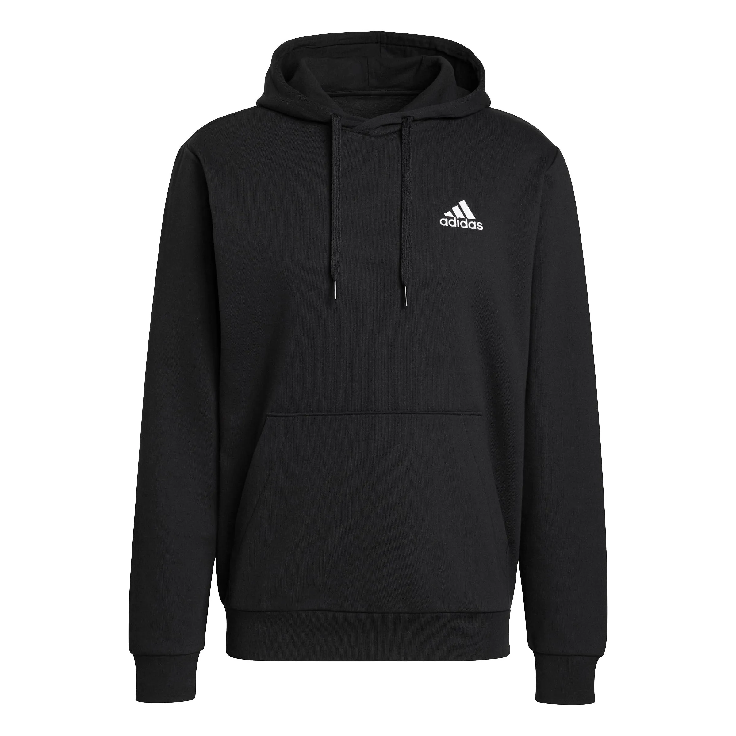adidas Essentials Fleece Hoodie, Black/White, M Men - immagine 4