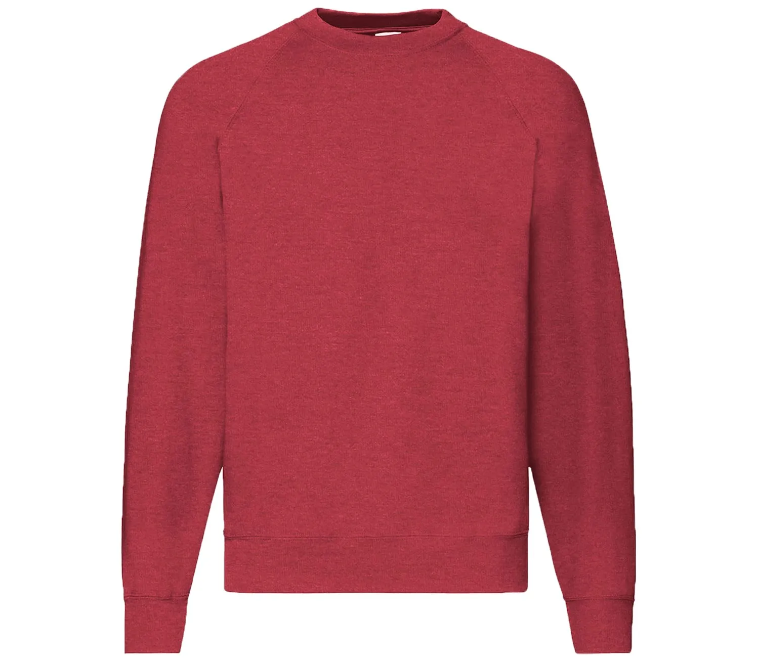 Fruit of the Loom Felpa Raglan da Uomo 62-216-0, Vintage Heather Red, XL - immagine 1