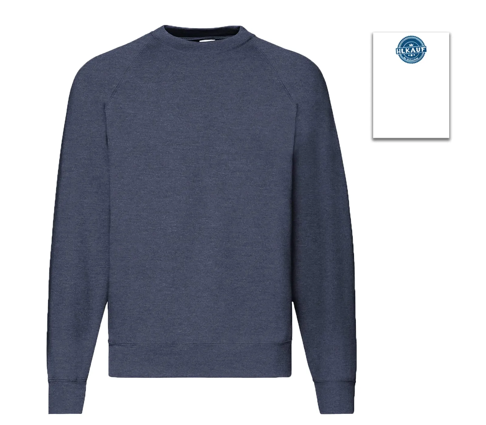 Fruit of the Loom Felpa classica da uomo, M, Vintage Heather Navy - immagine 2