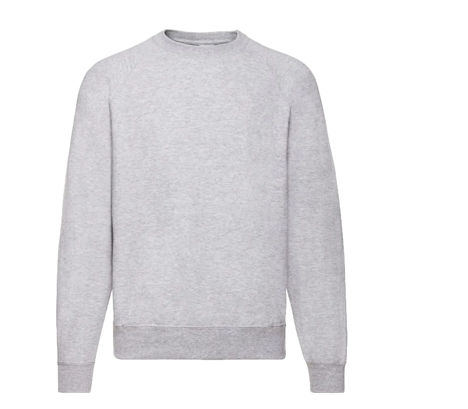 Fruit of the Loom Felpa uomo maniche raglan grigio XXL - immagine 1