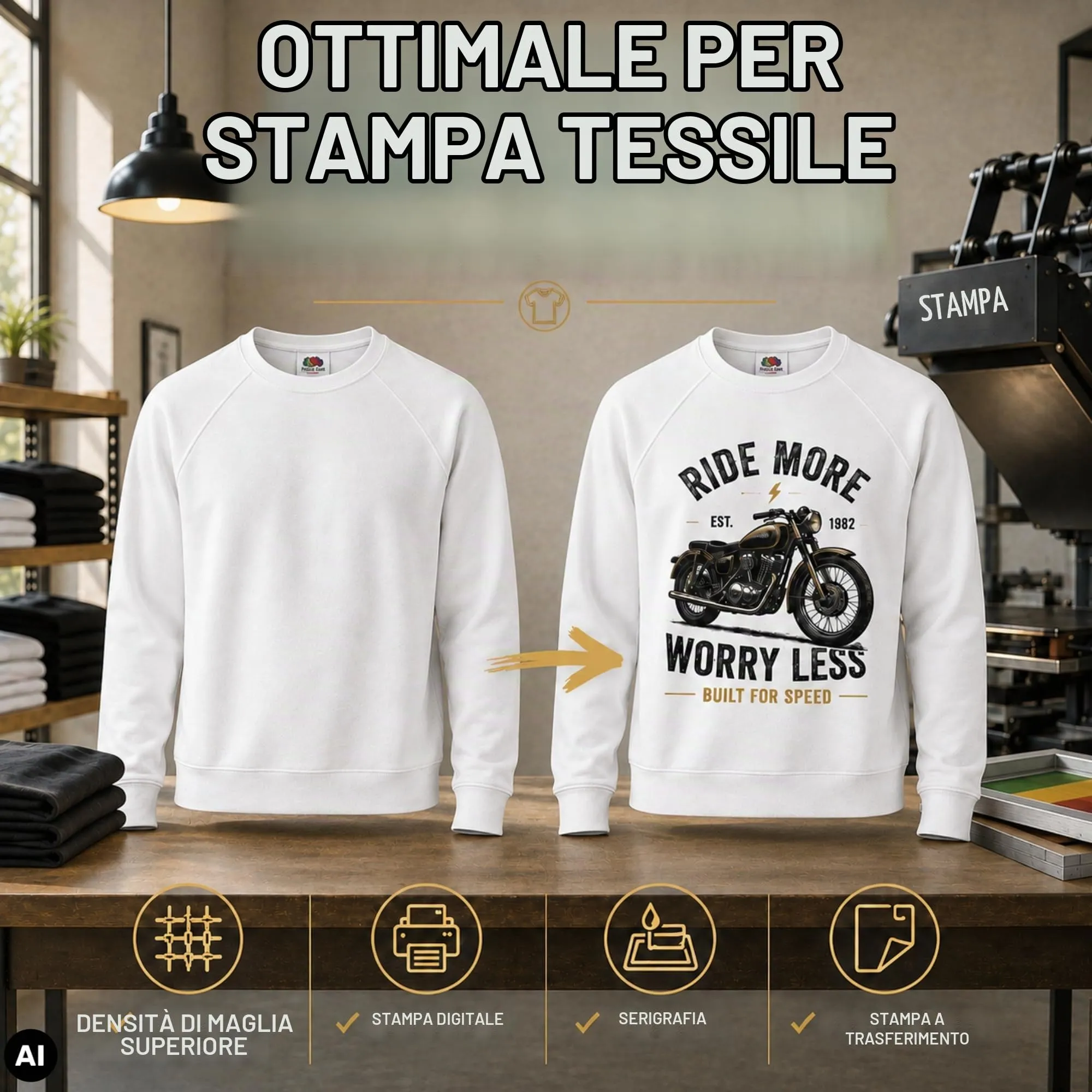 Fruit of the Loom Felpa Raglan da uomo 62-216-0, Dark Heather, L - immagine 6