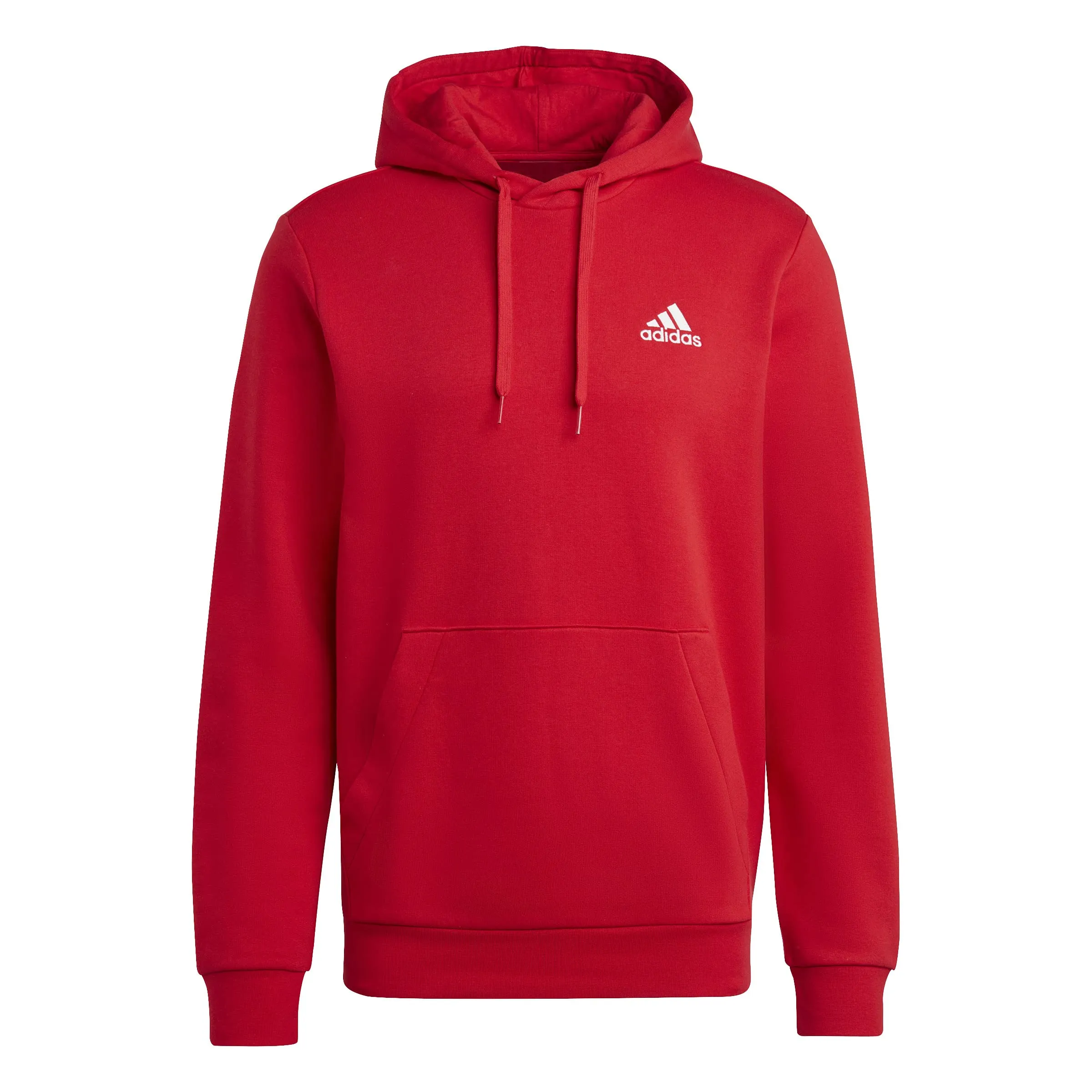 adidas Essentials Fleece Hoodie - Scarlet - XL Uomo - immagine 3