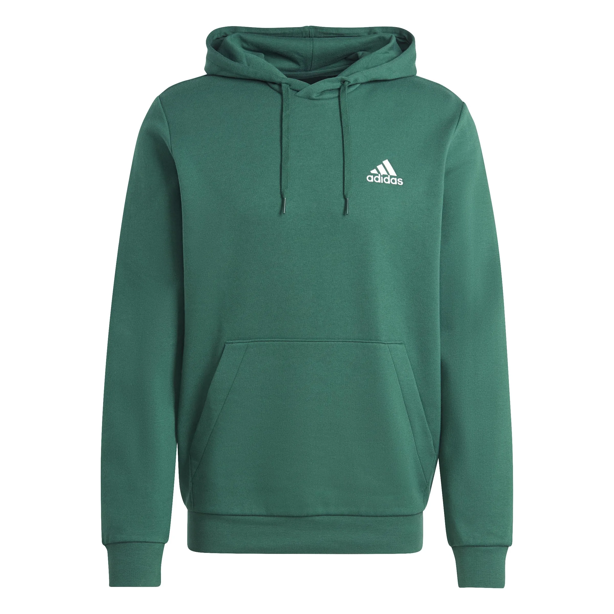 adidas Essentials Fleece Hoodie, Collegiate Green, XXL Uomo - immagine 7