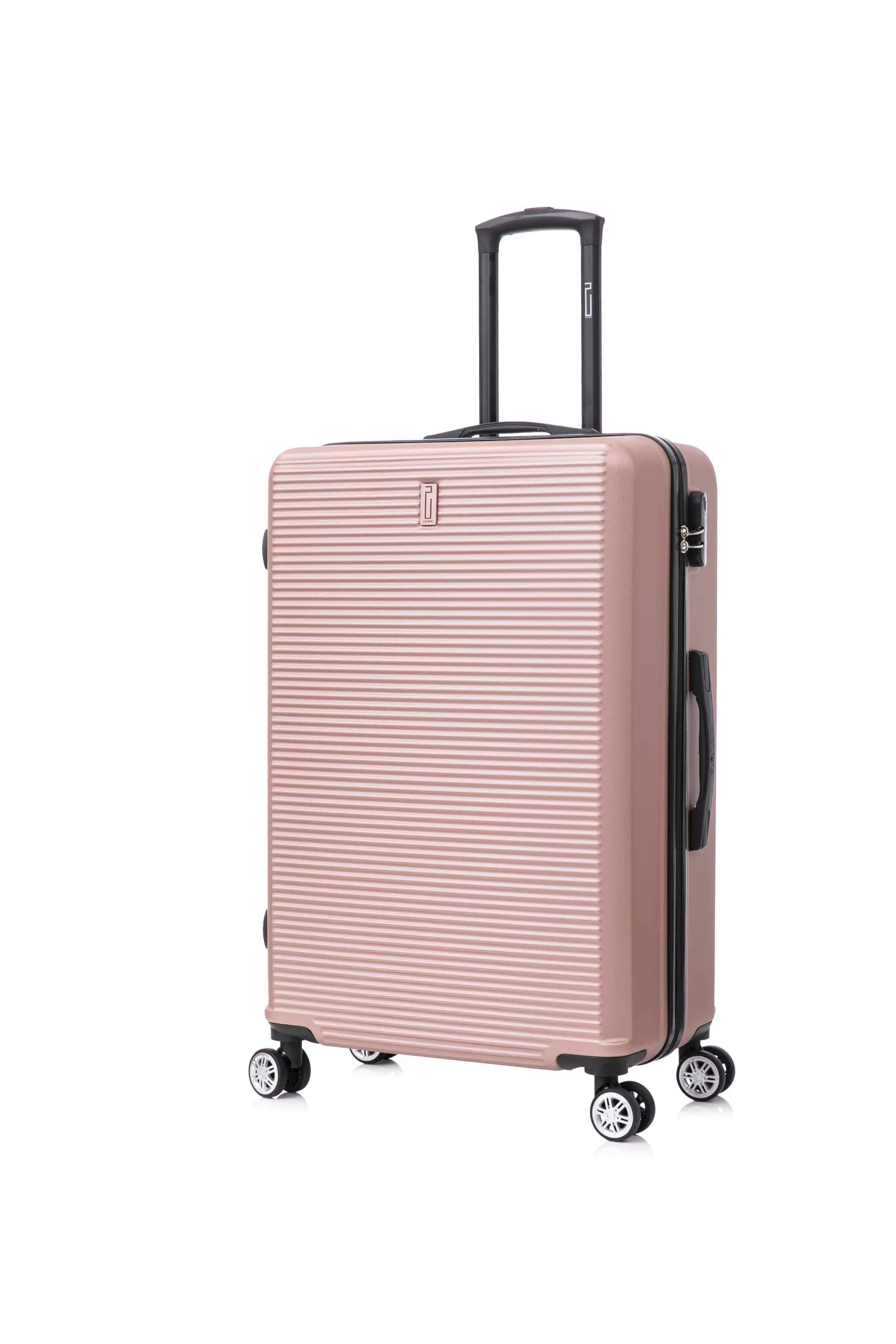 CELIMS Valigia Rigida ABS 75cm Oro Rosa con Lucchetto Integrato e 4 Ruote - immagine 1