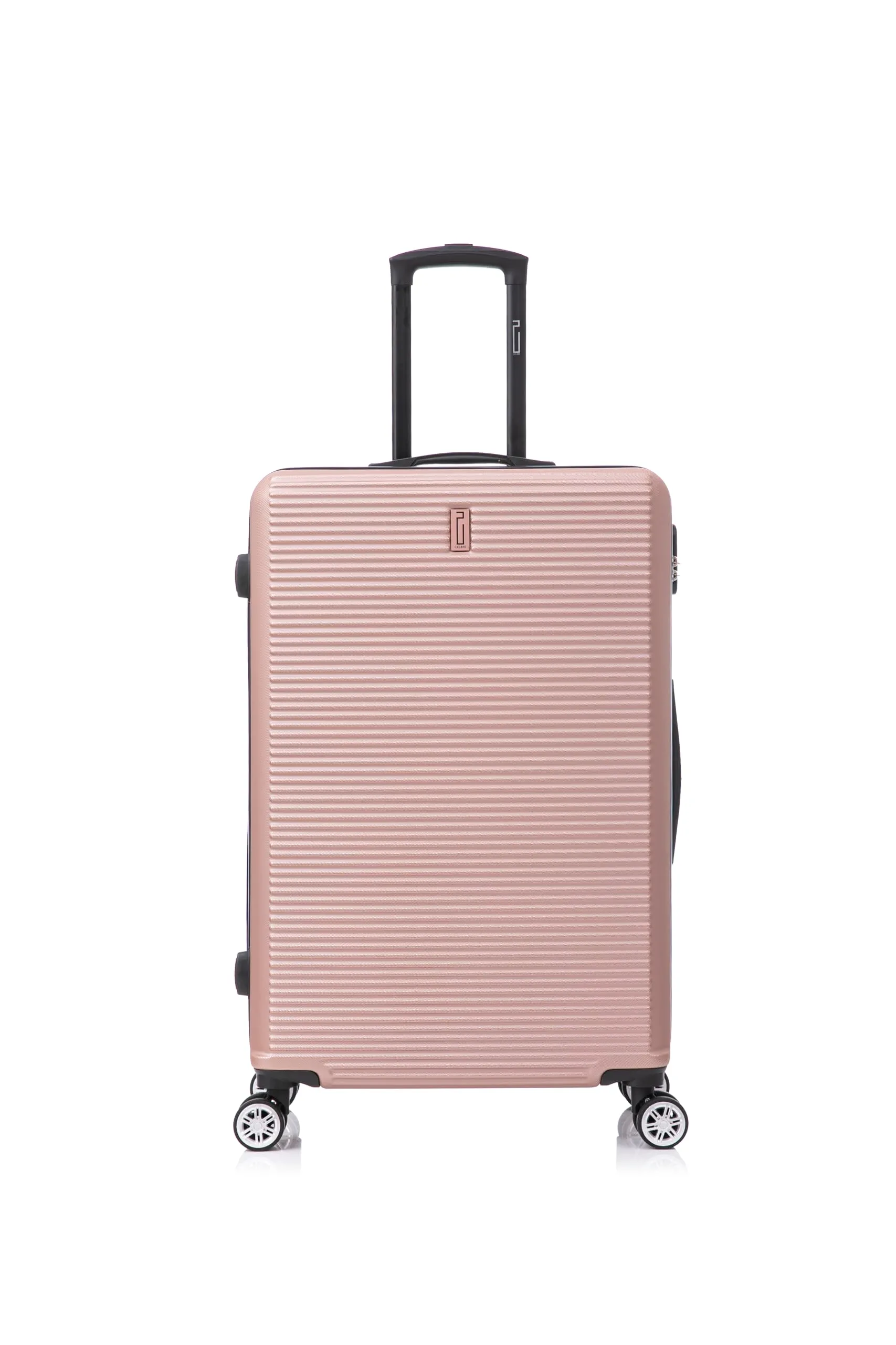 CELIMS Valigia Rigida ABS 75cm Oro Rosa con Lucchetto Integrato e 4 Ruote - immagine 2