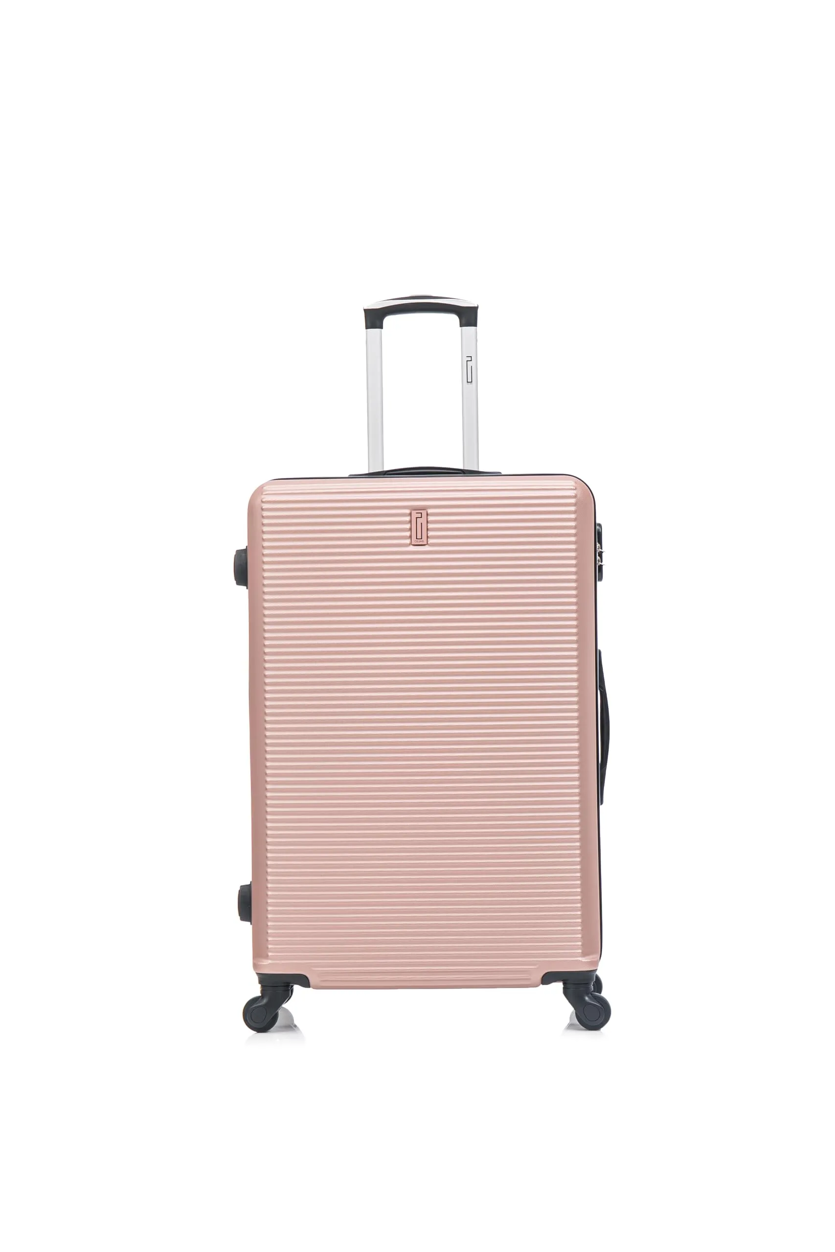 CELIMS Valigia Rigida ABS 75cm Oro Rosa con Lucchetto Integrato e 4 Ruote - immagine 4
