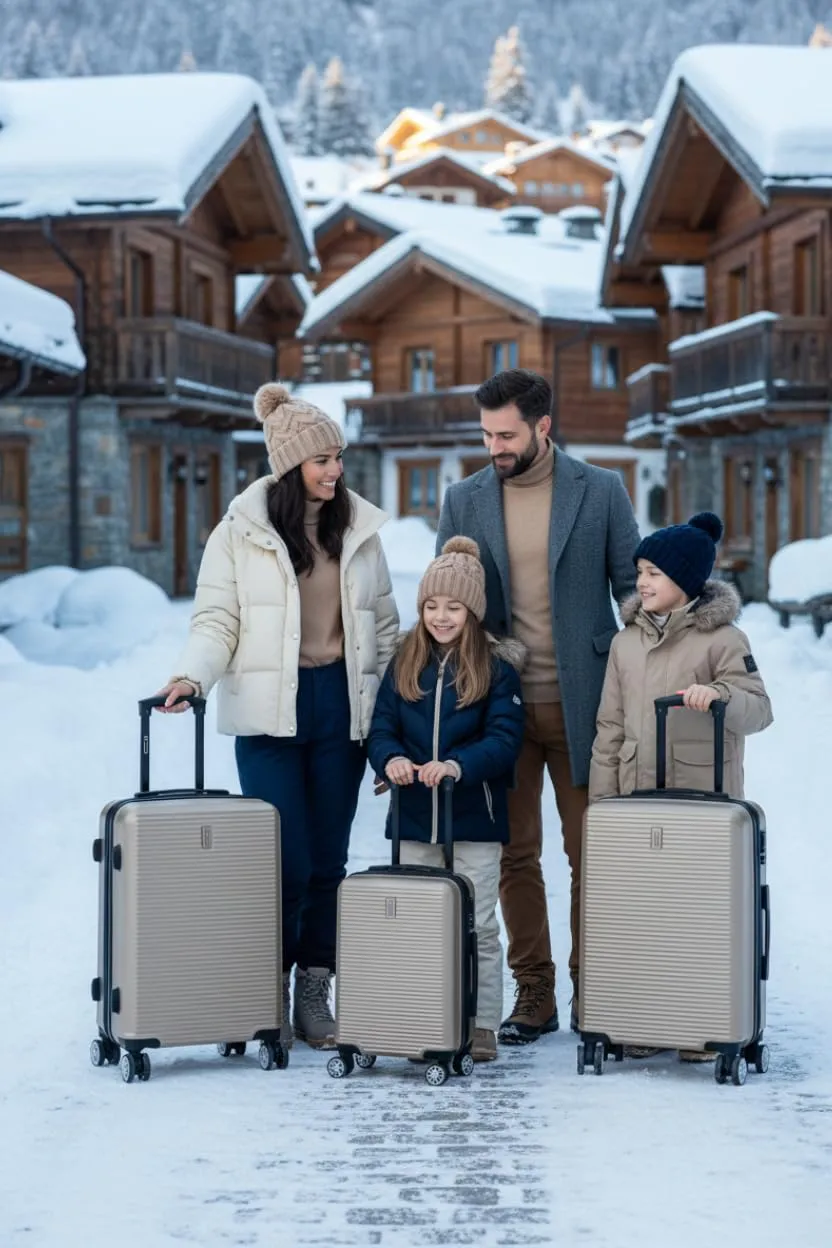 CELIMS Valigia Cabina 55 cm, Champagne - immagine 3