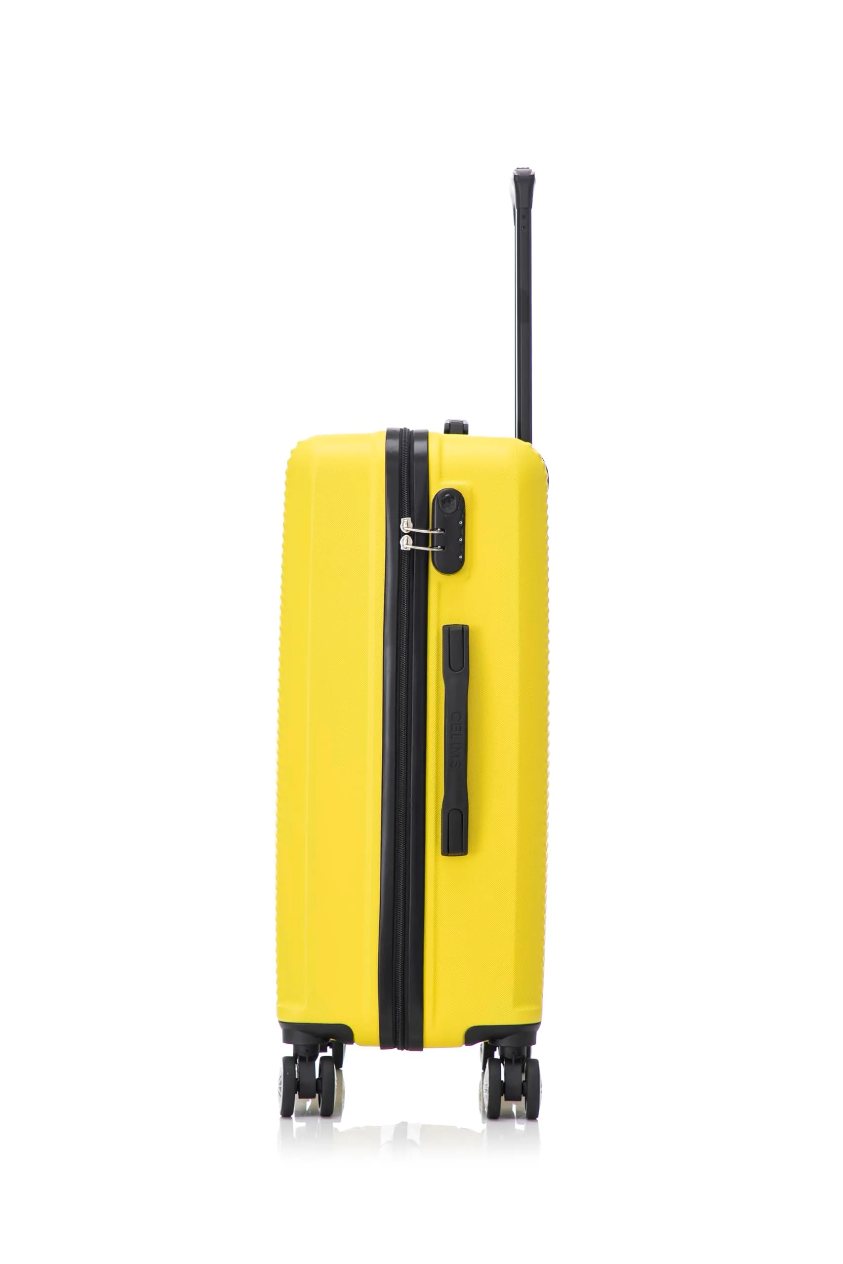 CELIMS Valigia Rigida ABS Giallo Grande 75 cm - immagine 5