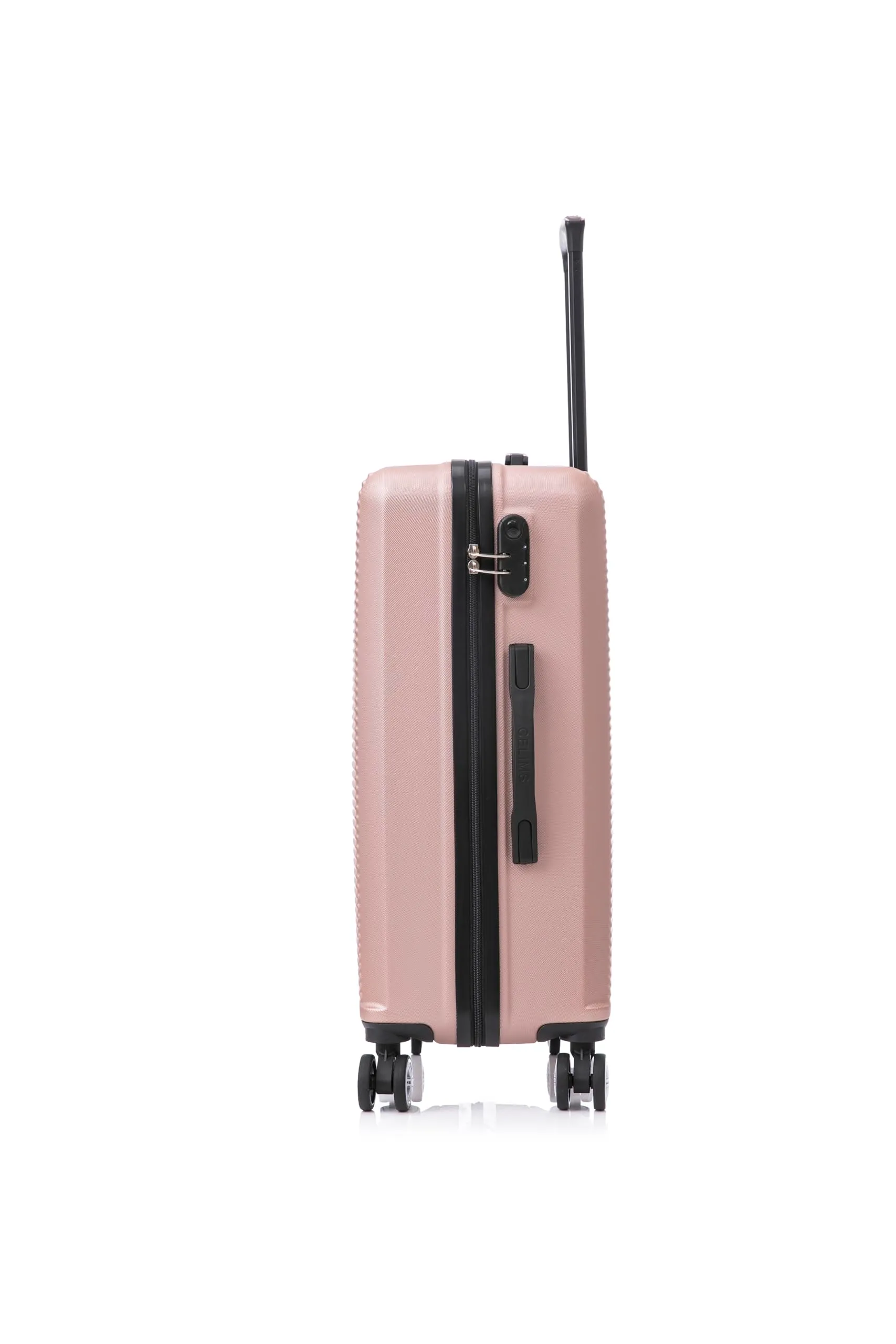 CELIMS Set Valigie Rigide Oro Rosa - Valigia da Stiva 75cm e Beauty Case 35cm - immagine 5
