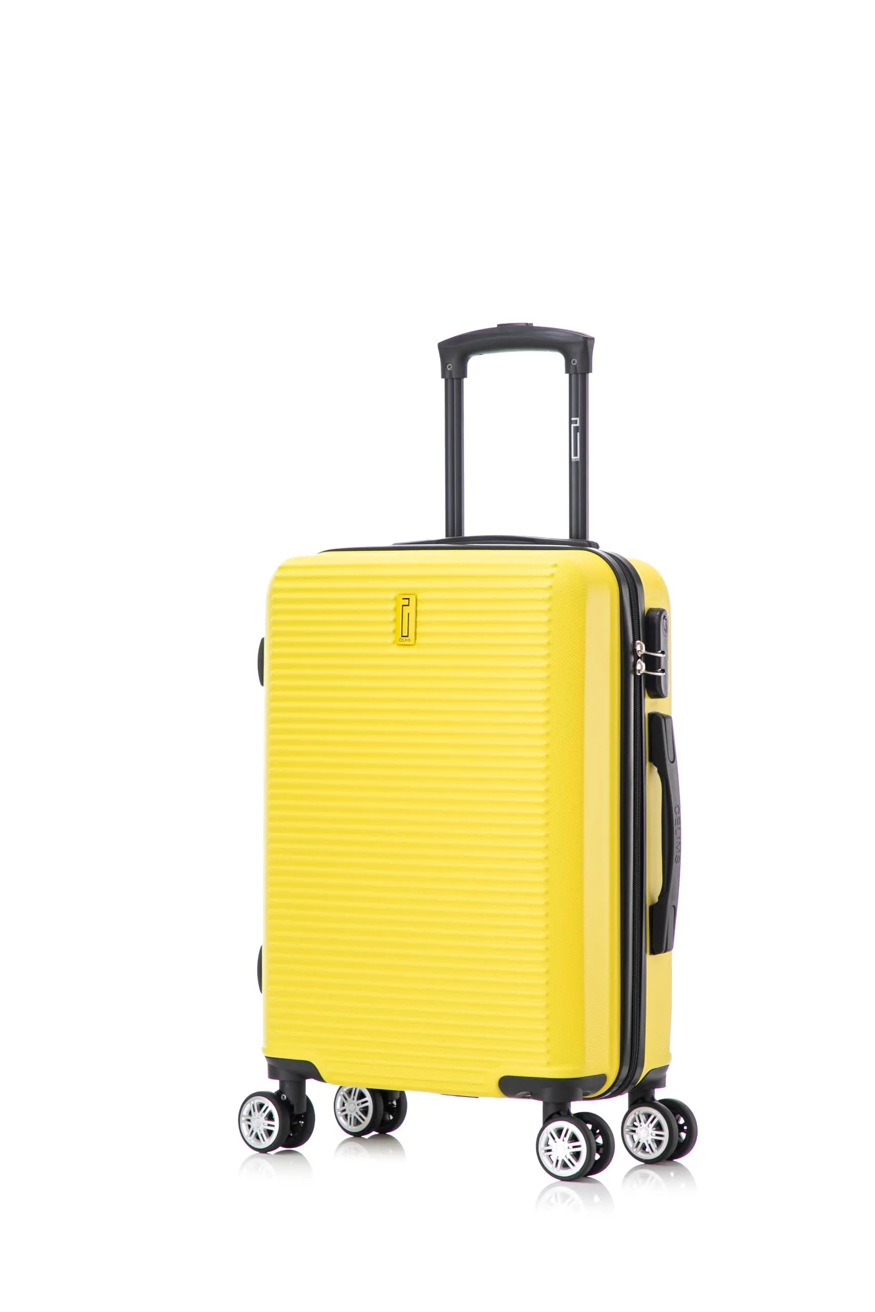 CELIMS Valigia Cabina 55 cm, Giallo - immagine 1